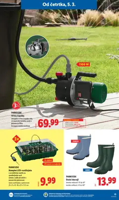 Lidl katalog akcije – veljaven od 20.04.2026 | Stran: 11 | Izdelki: Črpalka, Škornji
