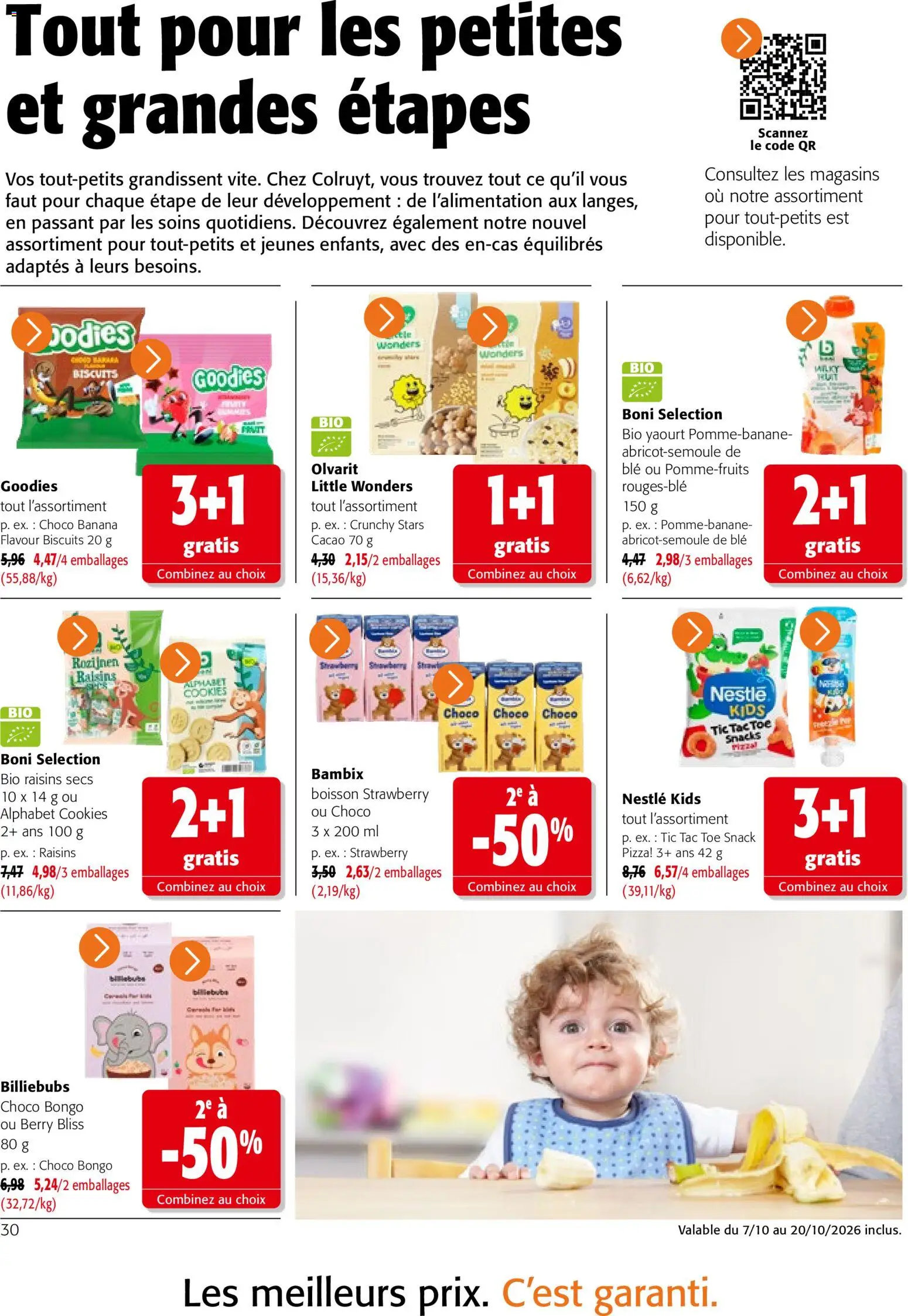 {H1} | Page: 30 | Produits: Snacks, Yaourt, Blé, Pizza