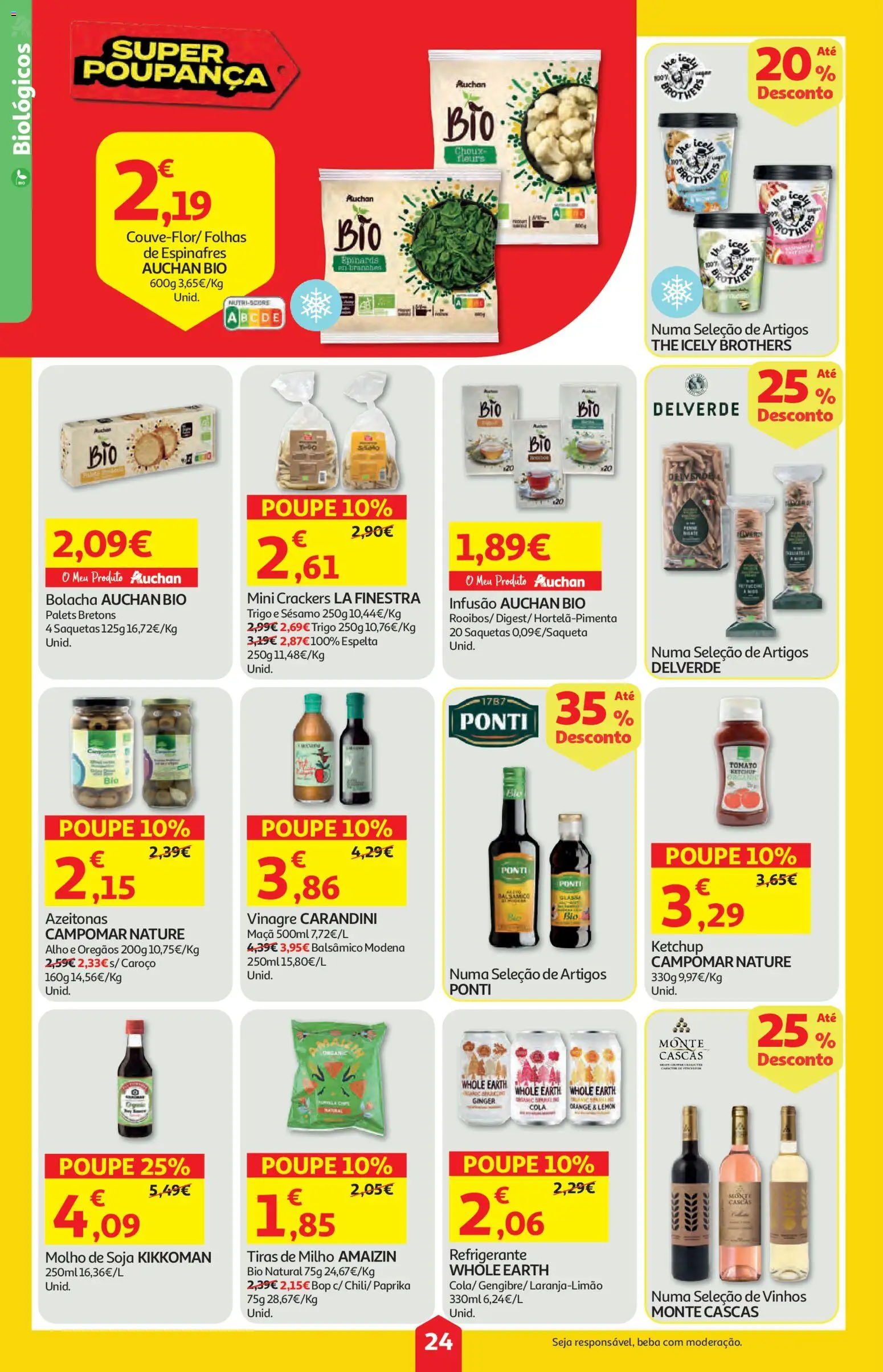 Auchan folheto │ válido de 11.06.2026 | Página: 24 | Produtos: Refrigerante, Orégãos, Maça, Ketchup