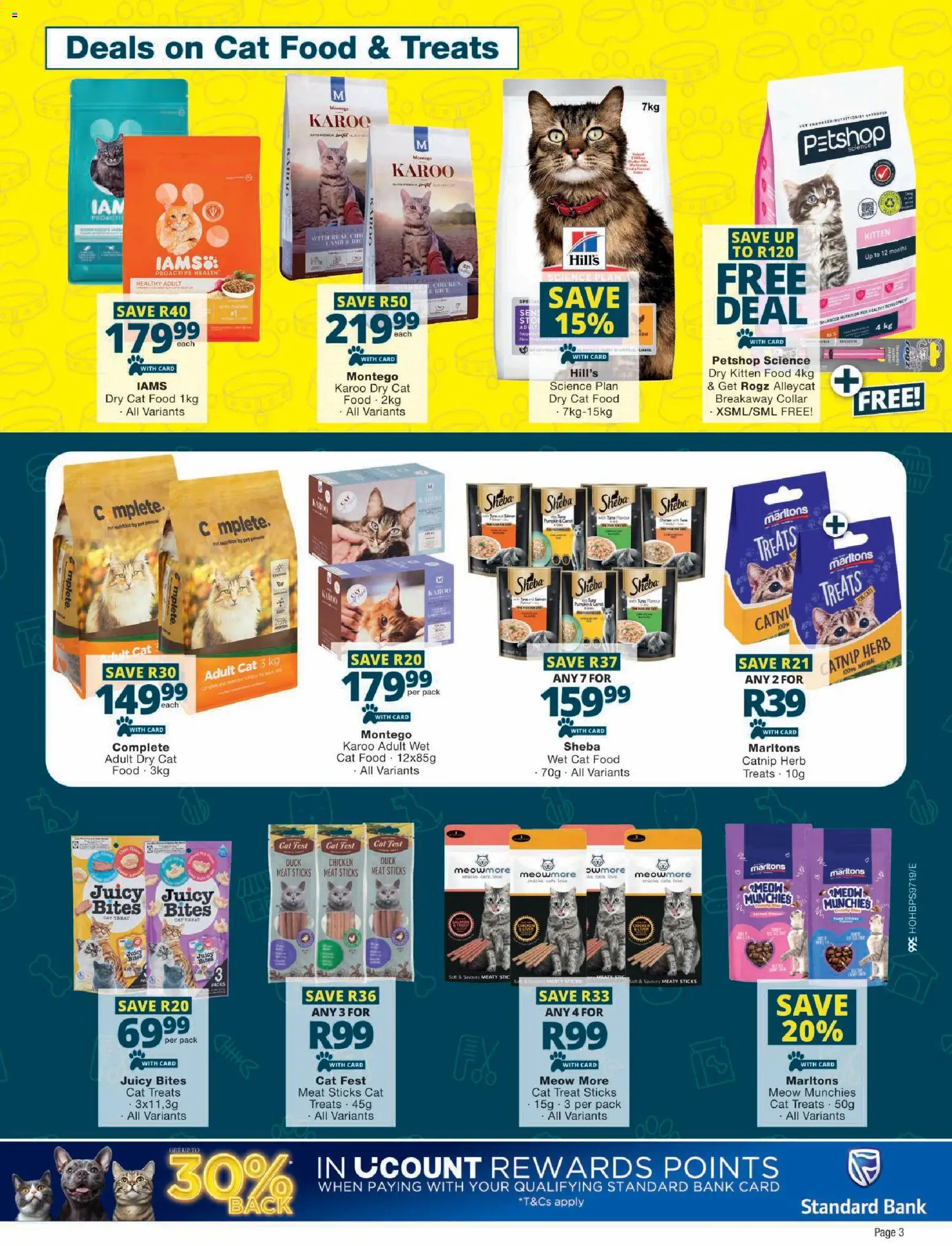 New Checkers catalogue – valid from 18.05.2026 | Page: 3 | Products: Tuna, Chicken, Cat food