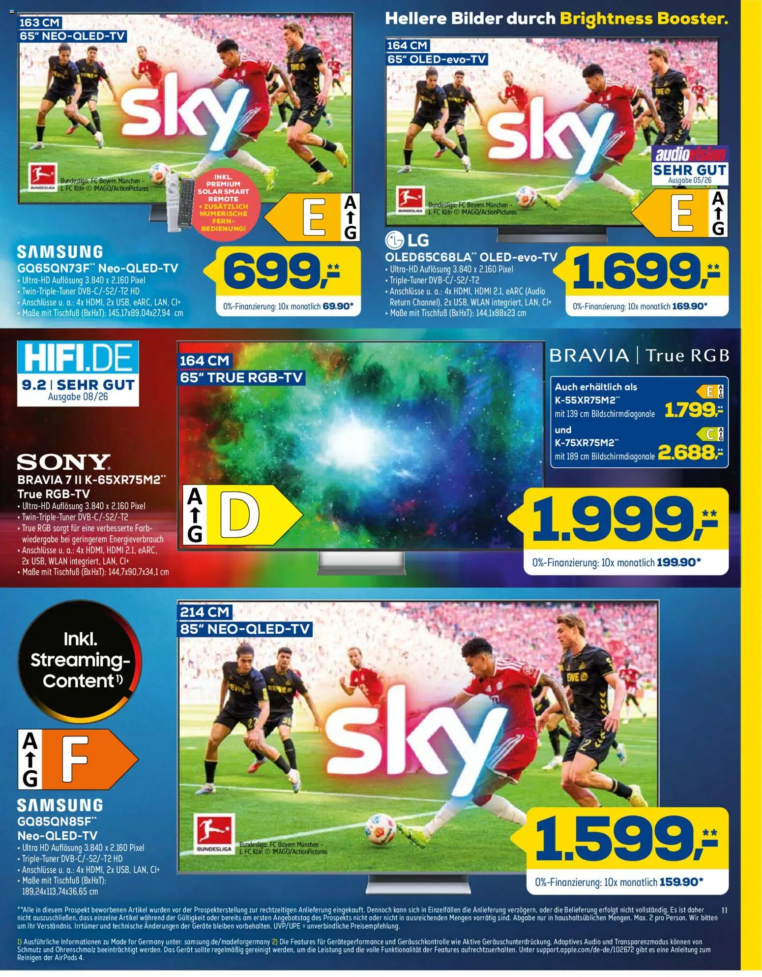 Euronics Prospekt – gültig ab 29.08.2026 | Seite: 11 | Produkte: Airpods, Samsung, Bilder, Audio