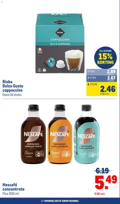 Makro folder - Voorbeeld van een folder van Makro, geldig van 29-07-2026 | Pagina: 42 | Producten: Fles, Nescafe, Cappuccino
