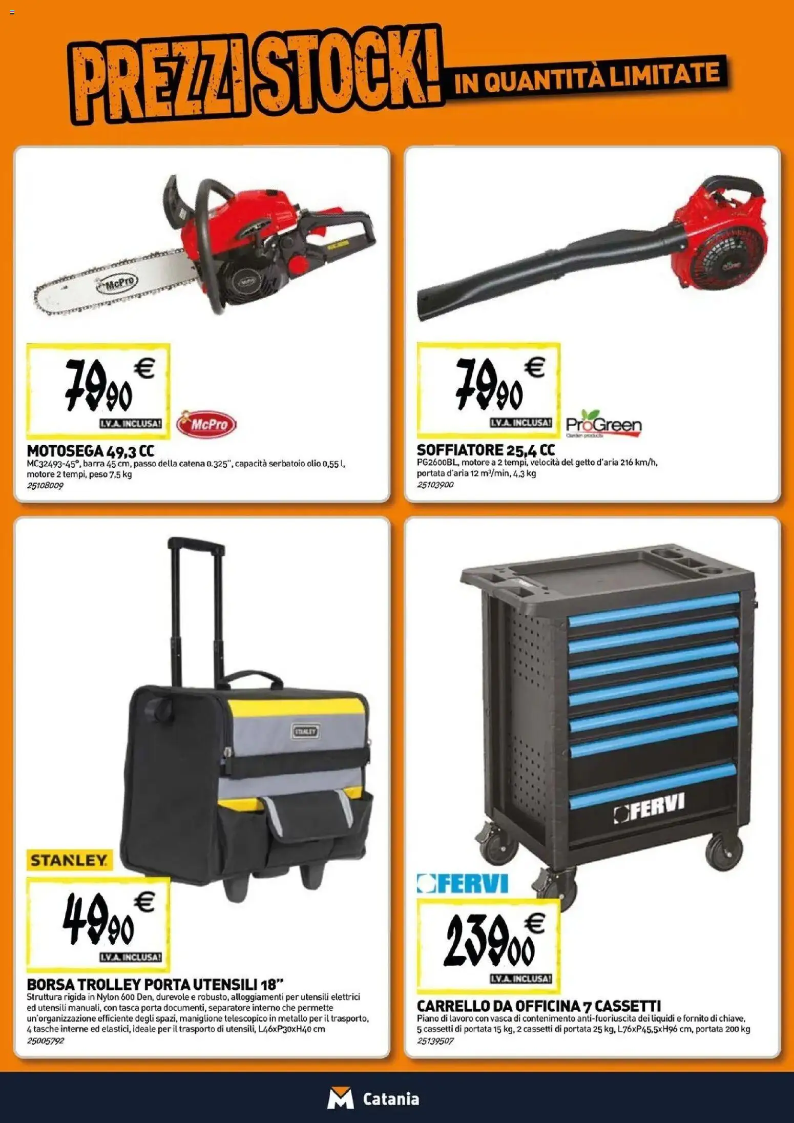 Volantino TECNOMAT del 29/10/2026 | Pagina: 19 | Prodotti: Porta, Carrello, Motosega, Trolley