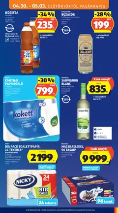 KARLSKRONE BÚZASÖR, 5,0% alkoholtartalom 0,5 l/doboz - amely érvényes a következő dátumtól: 30.04.2026 | Oldal: 15 | Termékek: Őszibarack, Papírtörlő, Fehérbor, Citrom