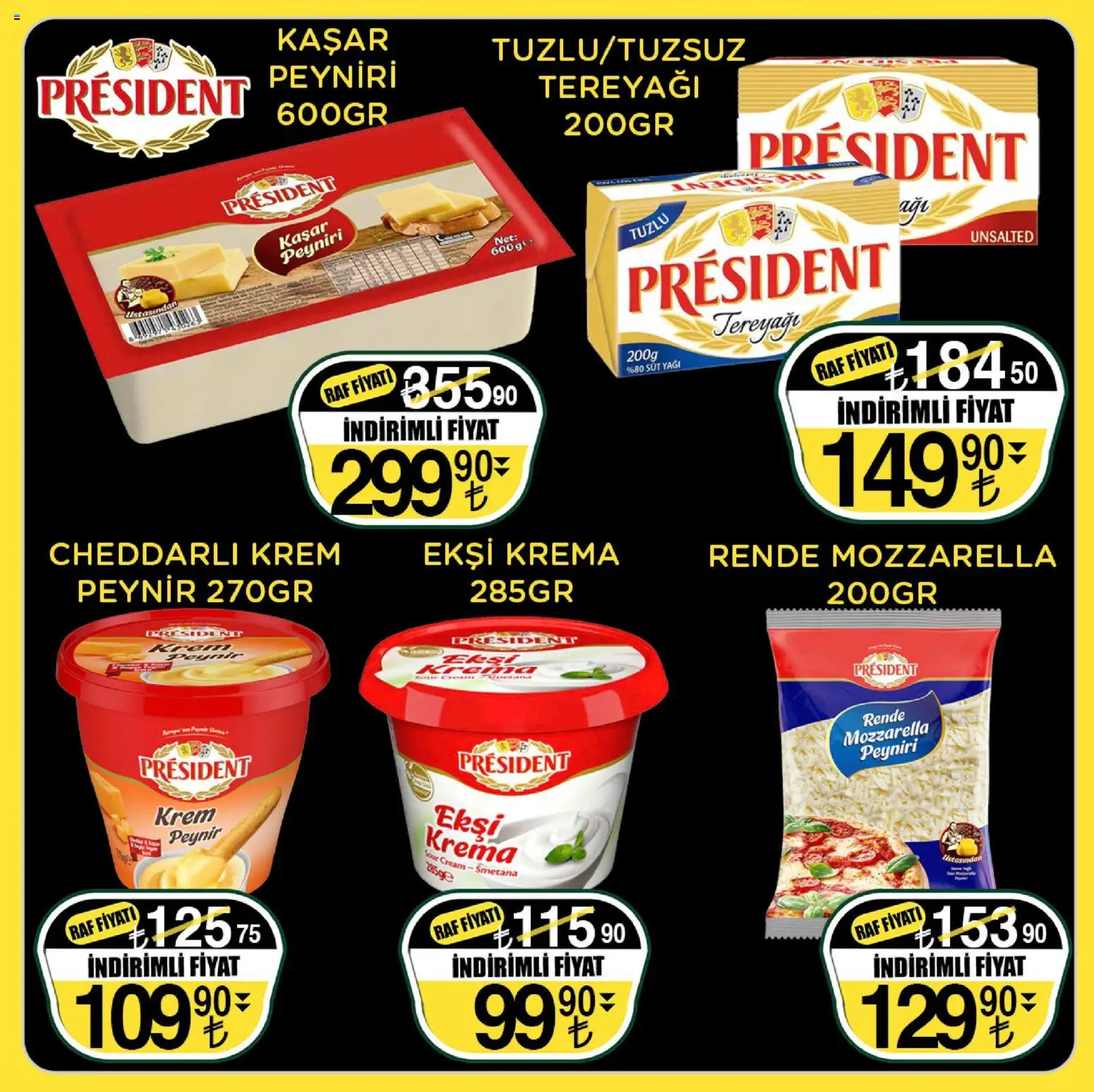 Sarıyer Katalog - 17.04.2026 tarihinden itibaren geçerlidir | Sayfa: 9 | Ürünler: Süt, Rende, Ekşi krema, Krema