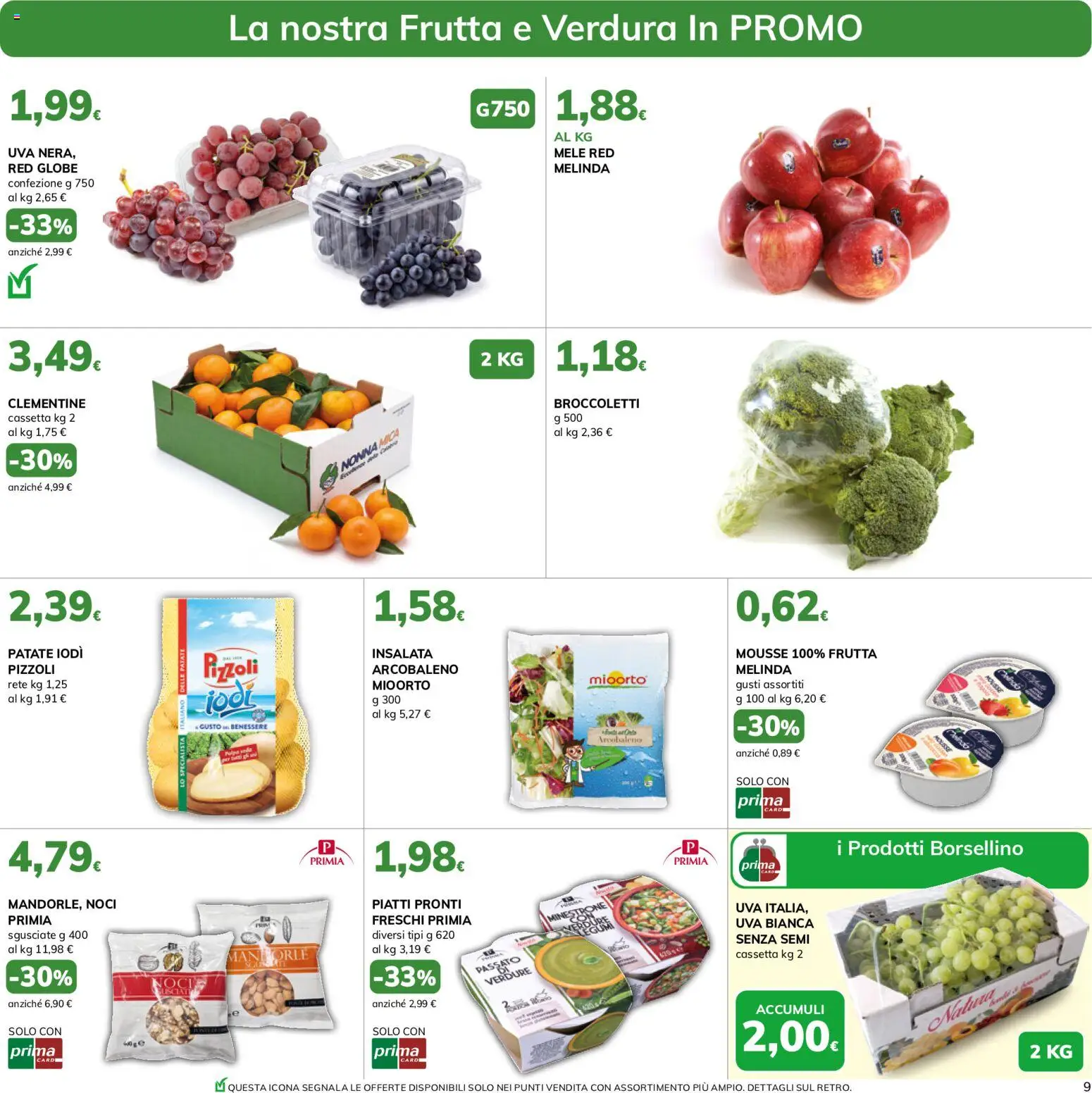 Volantino Basko del 13/10/2026 | Pagina: 9 | Prodotti: Piatti pronti, Piatti, Noci, Broccoletti
