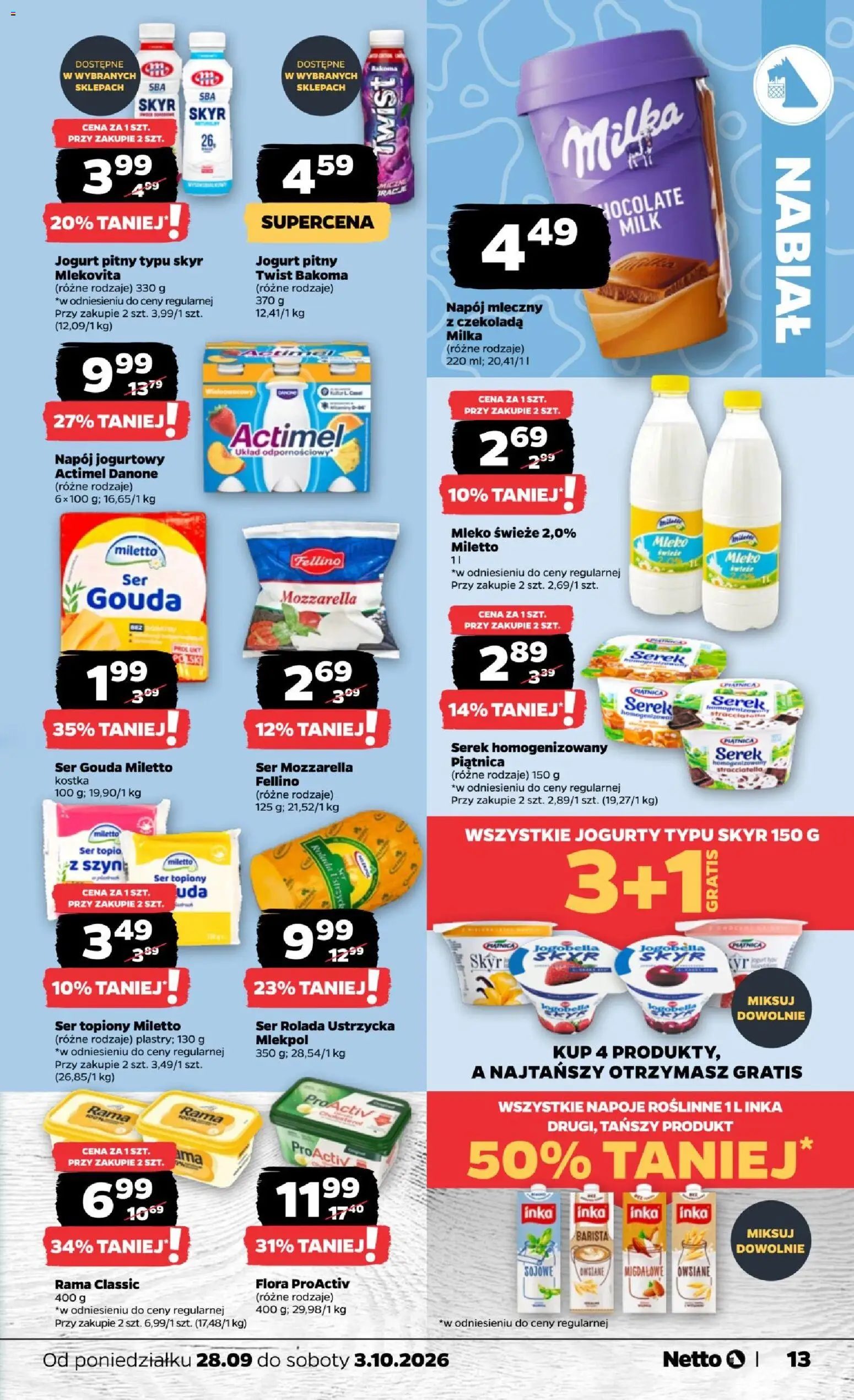 Netto gazetka od poniedziałku od 28.09.2026 | Strona: 13