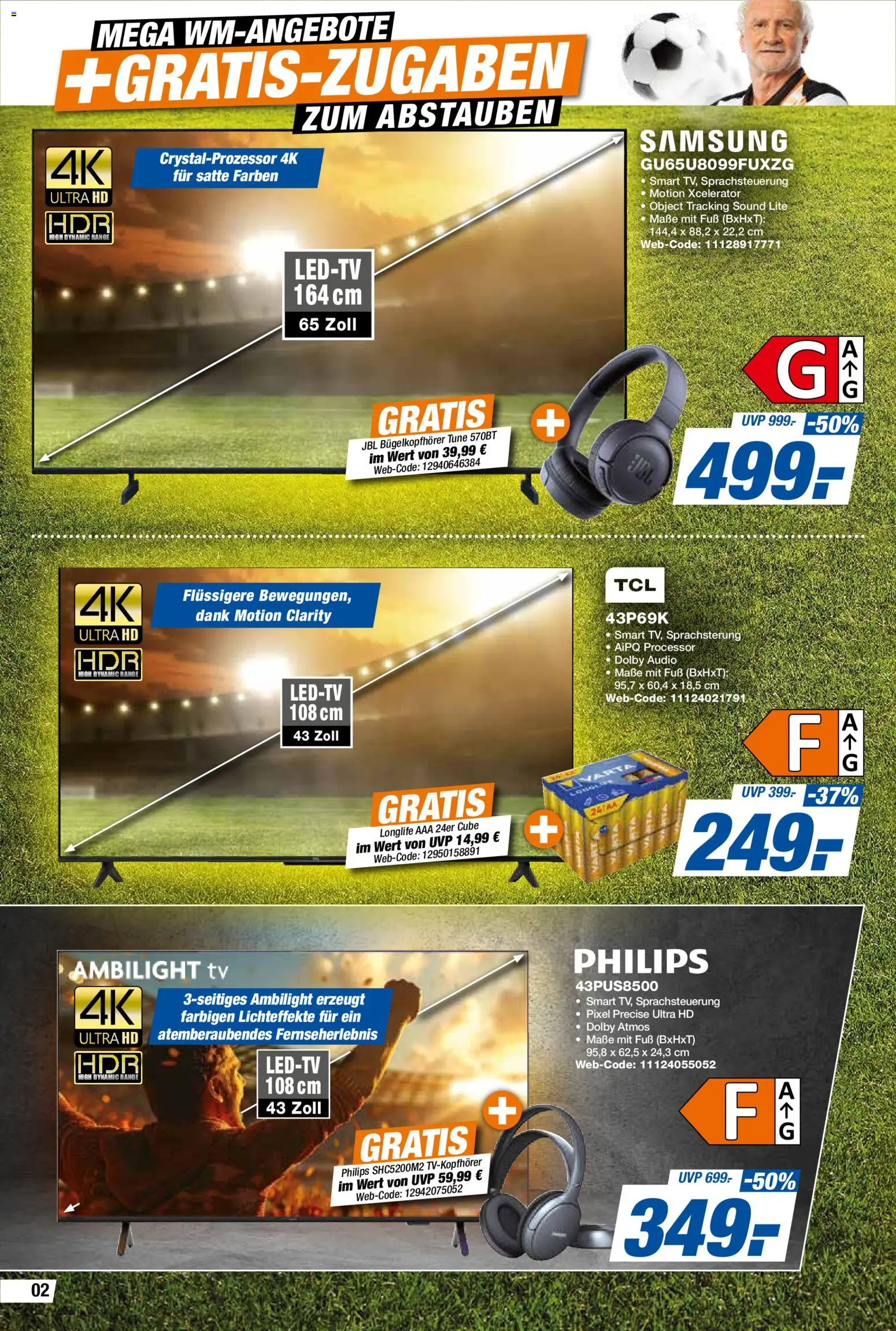 Expert Prospekt 	 – gültig ab 01.05.2026 | Seite: 2 | Produkte: Philips, Samsung, TV, Audio