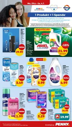 PAMPERS Windeln*, Gr. 5 Junior, 11-16 kg, je 78 Stück oder Gr. 4 Maxi, 9-14 kg, je 90 Stück ab 29.06.2026 gültig | Seite: 27