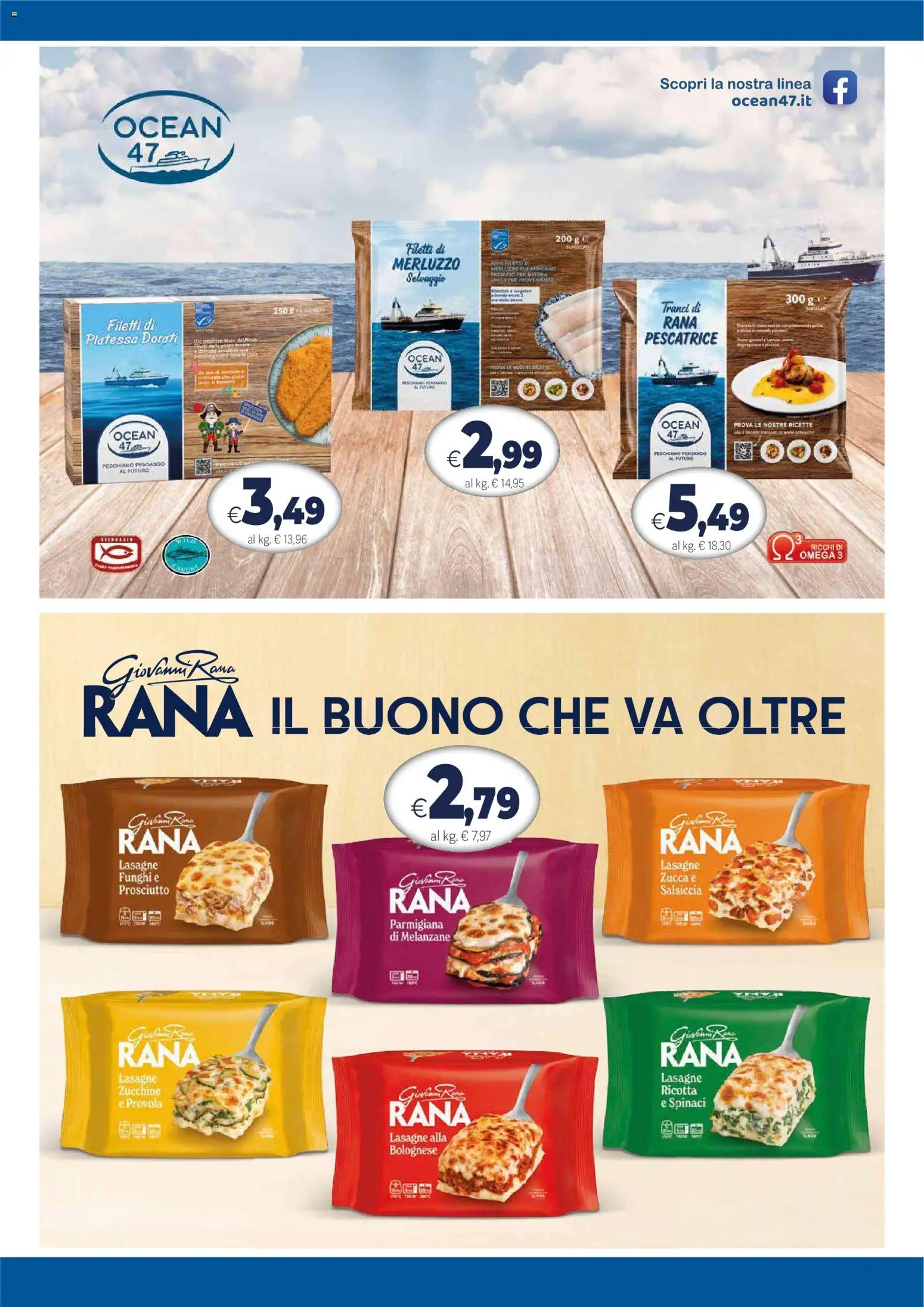 Volantino Galassia del 29/10/2026 | Pagina: 3 | Prodotti: Prosciutto, Funghi, Spinaci, Provola