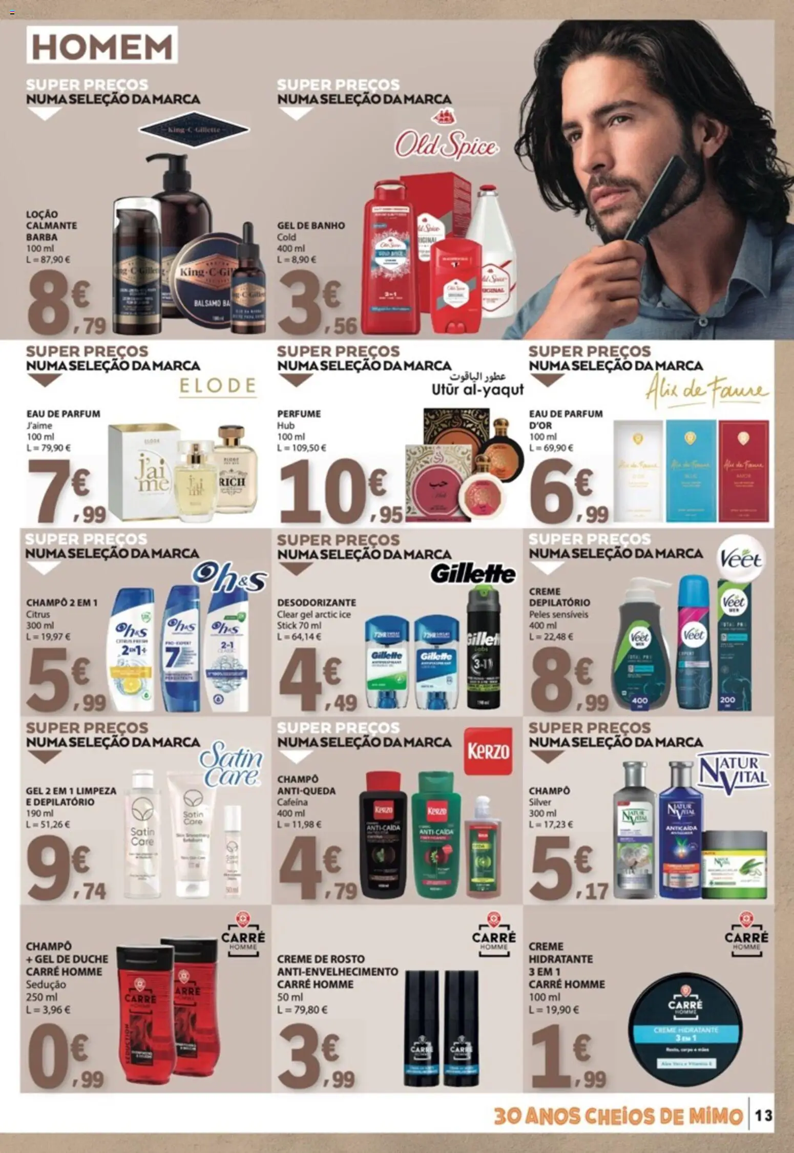 E.Leclerc - Folheto Moda e Beleza Outono-Inverno │ válido de 15/09/2026 | Página: 13 | Produtos: Champô, Perfume, Desodorizante, Creme