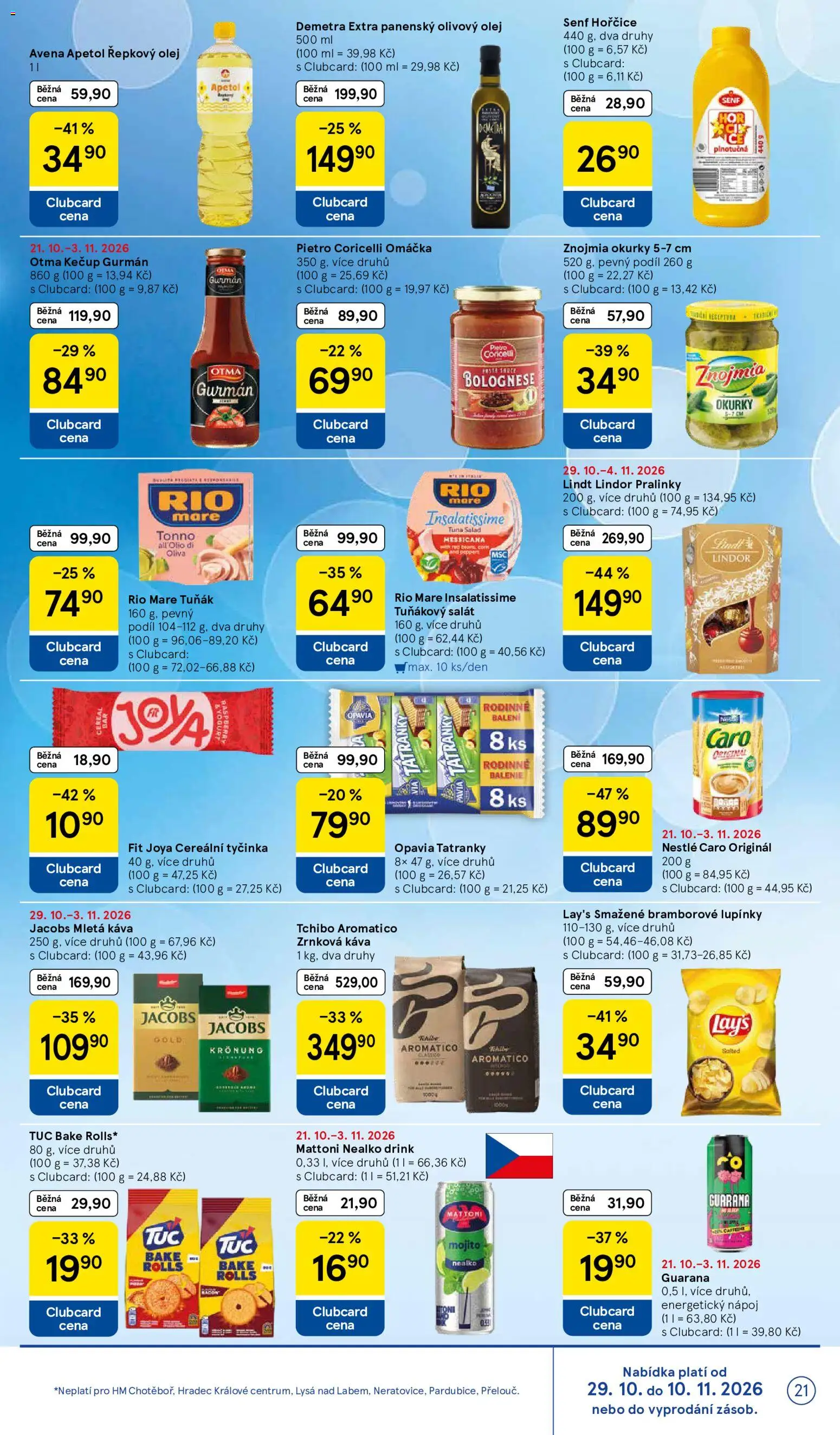 Tesco leták - Hypermarket od 29.10.2026 | Strana: 21