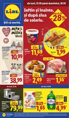 Ofertele Lidl valabile de la 12.10.2026