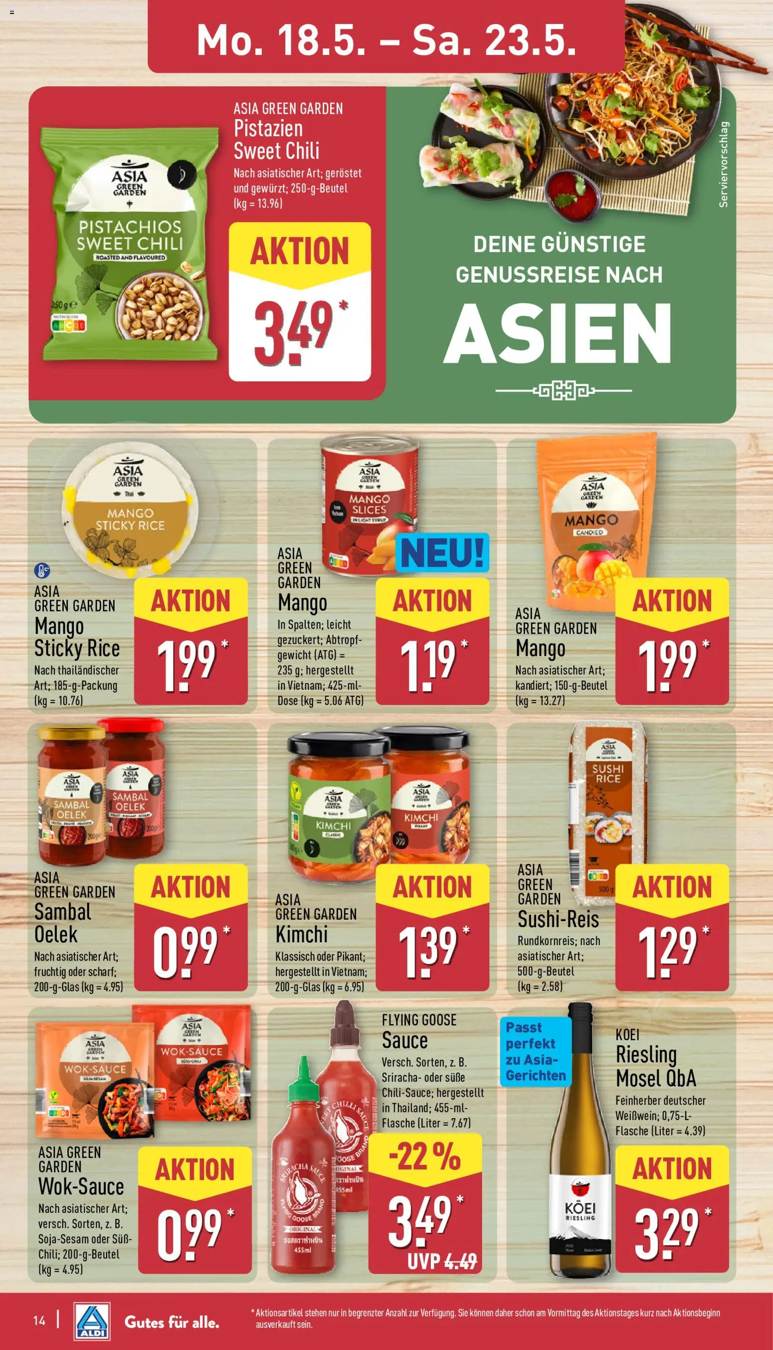 Aldi Prospekt 	 – gültig ab 18.05.2026 | Seite: 14