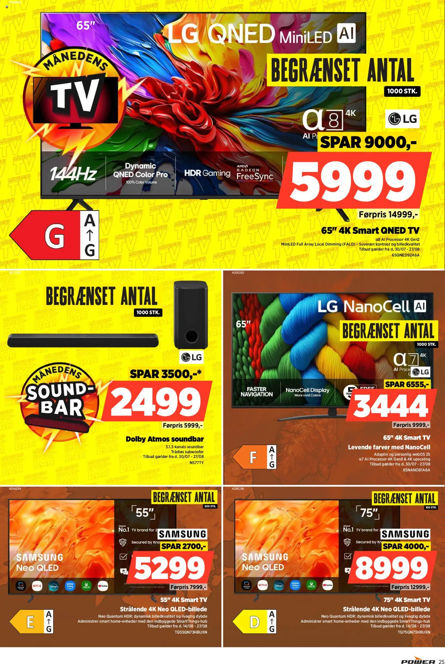 Power tilbudsavis – gyldig fra 14/08/2026 | Side: 25 | Produkter: Soundbar, Smart TV, TV, Xbox