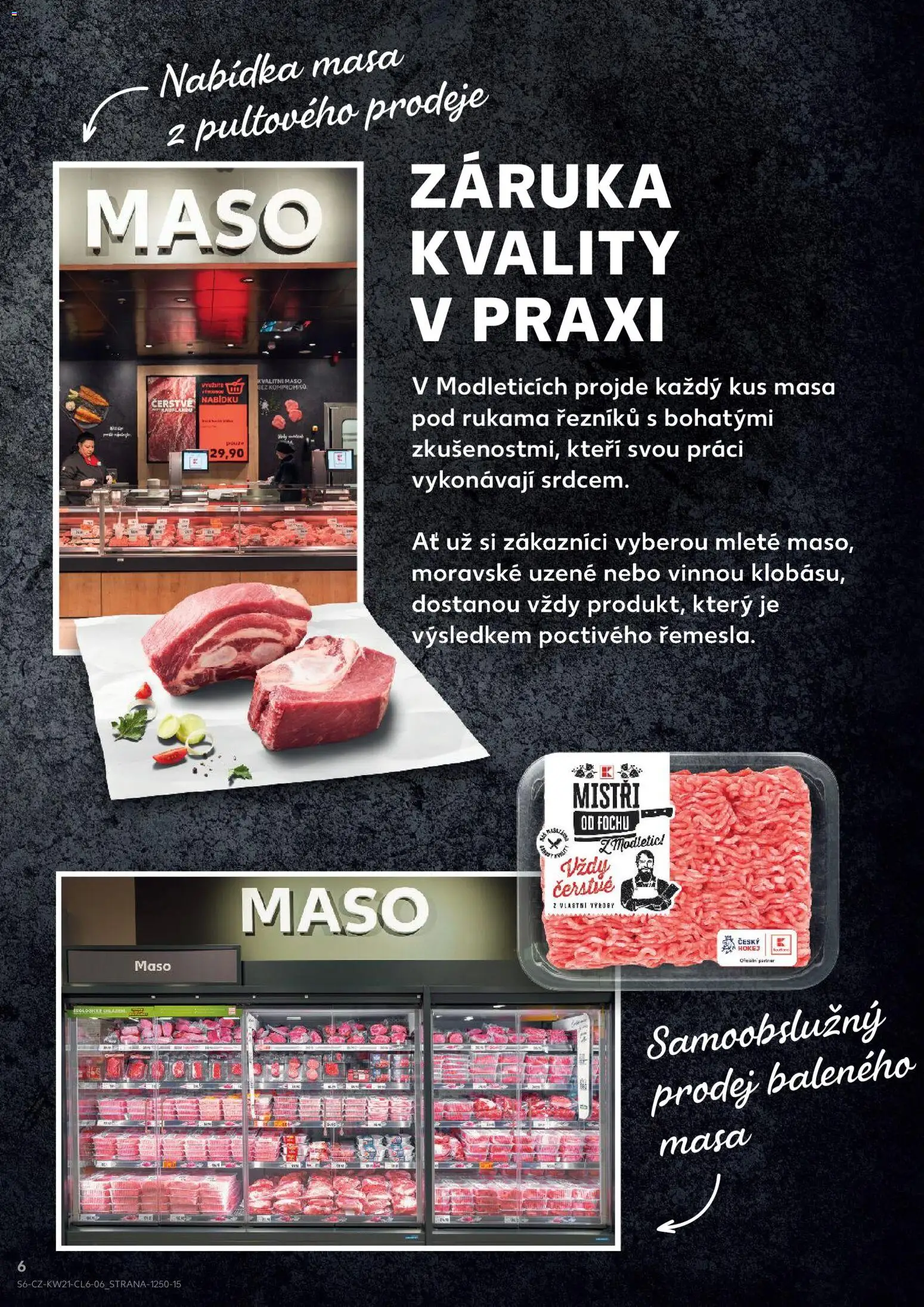 Kaufland leták - Praha 4 od 19.05.2026 | Strana: 6 | Produkty: Moravské uzené, Maso