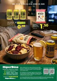 Vista previa HiperDino folleto válido desde el 25.05.2026 | Página: 10 | Productos: Aceite, Cerveza, Aceite de oliva, Teléfono