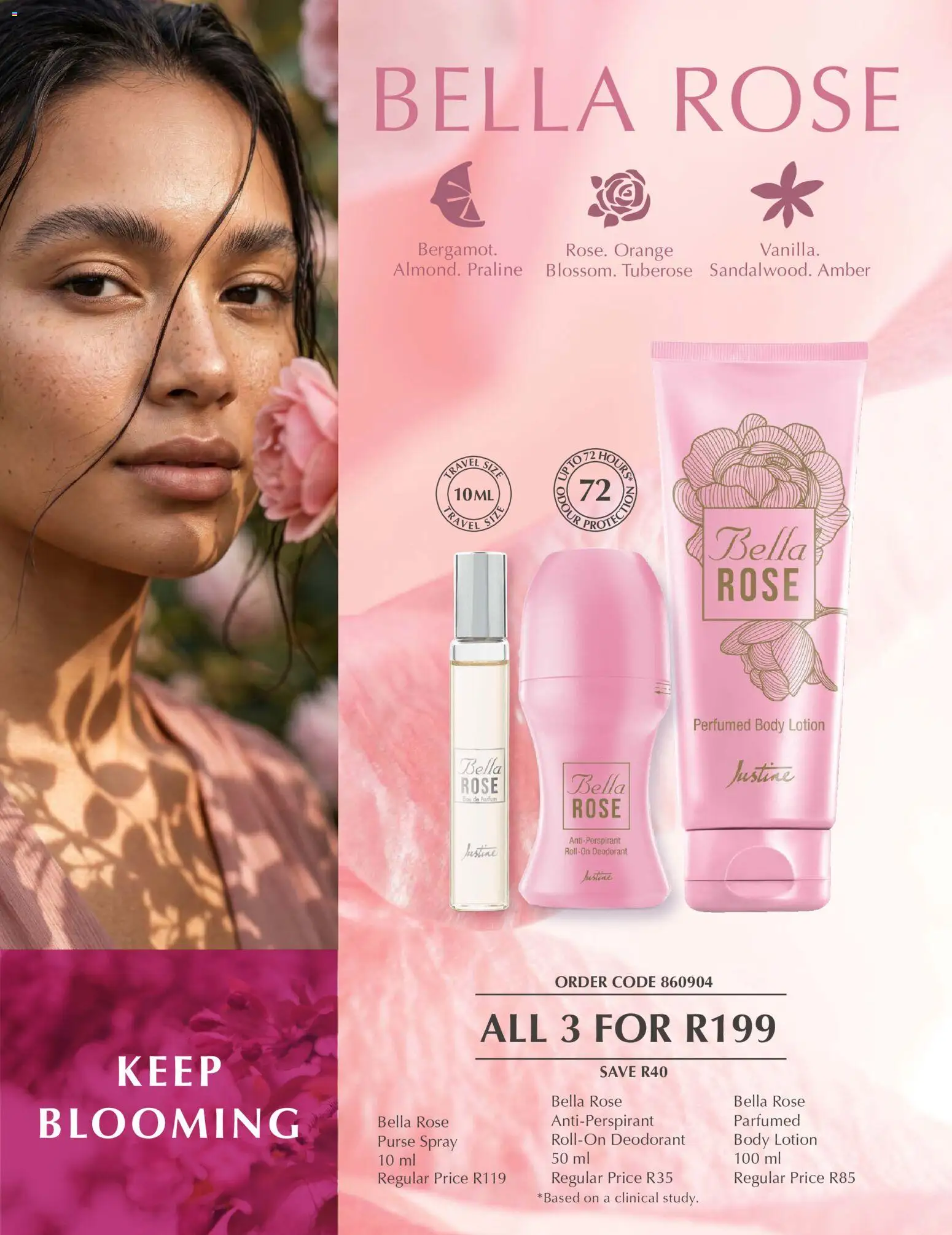 New Justine catalogue – valid from 18/08/2026 | Page: 2 | Products: Purse, Deodorant, Antiperspirant, Lotion