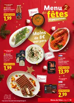 LIDL - Prévisualisation de DELUXE Bisque de homard, 490 g (1 kg = 4,06 €) valide à partir de 29/10/2026 | Page: 19 | Produits: Tiramisu, Gambas, Homard, Mascarpone