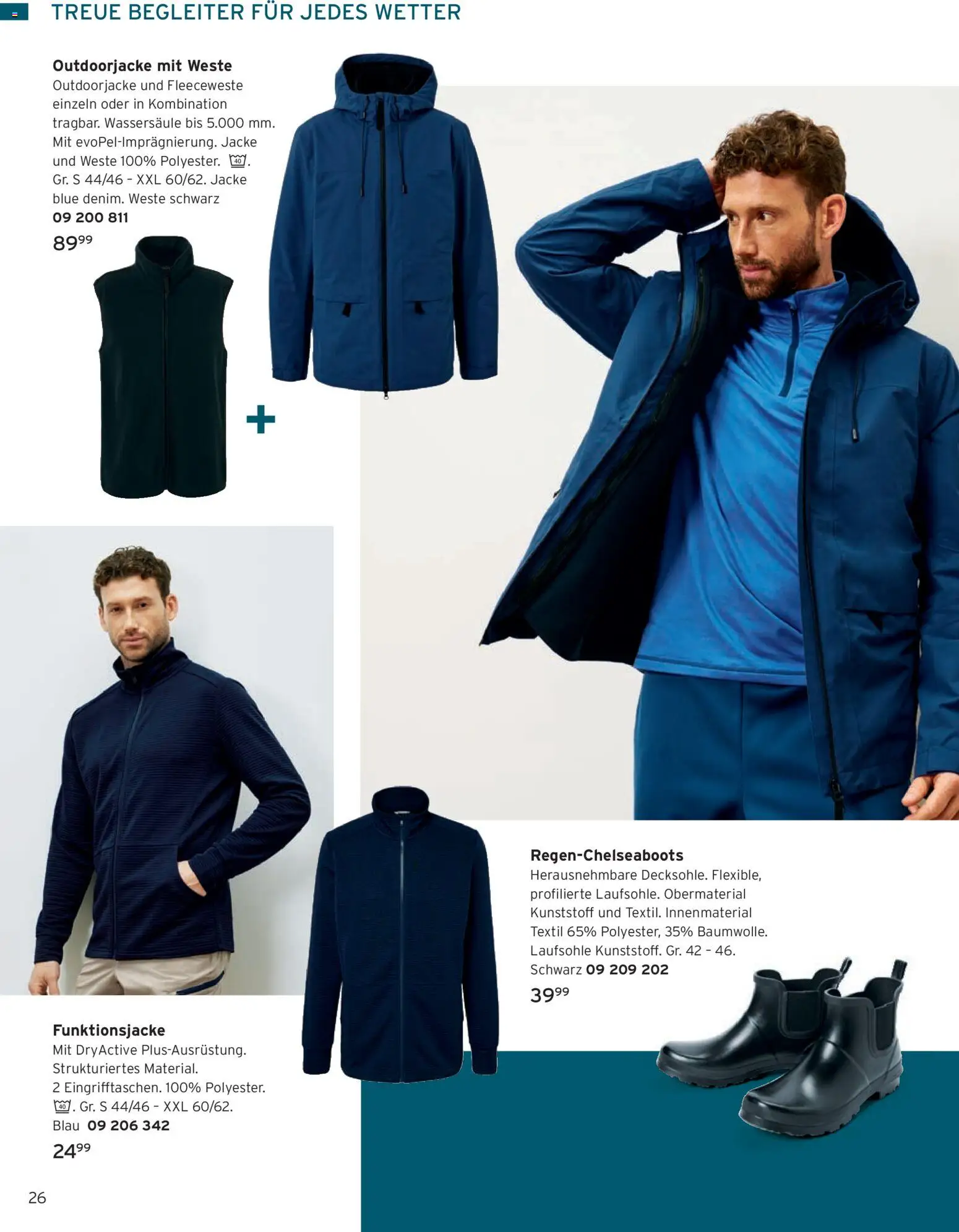 Angebote Tchibo – gültig ab 01.09.2026 | Seite: 26 | Produkte: Weste, Jacke