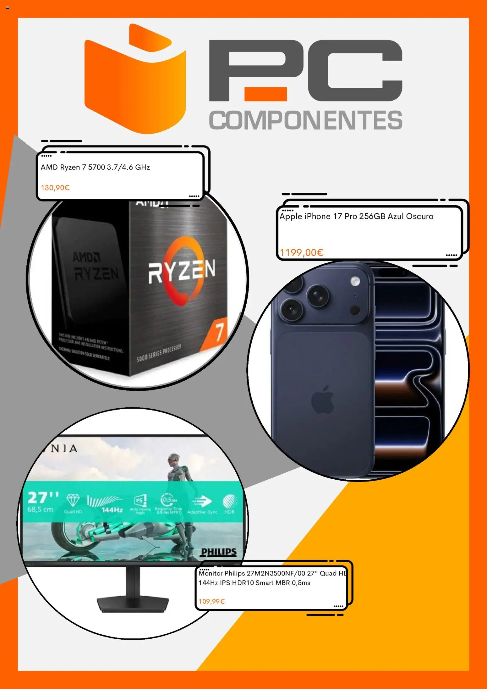 PC Componentes folleto │ válido desde el 07/08/2026 | Página: 2 | Productos: Apple, Monitor, Iphone