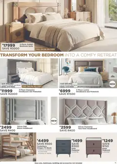 House and Home specials catalogue – valid from 22/06/2026 | Page: 15 | Products: Pedestal, Headboard, Mattress, Mirror