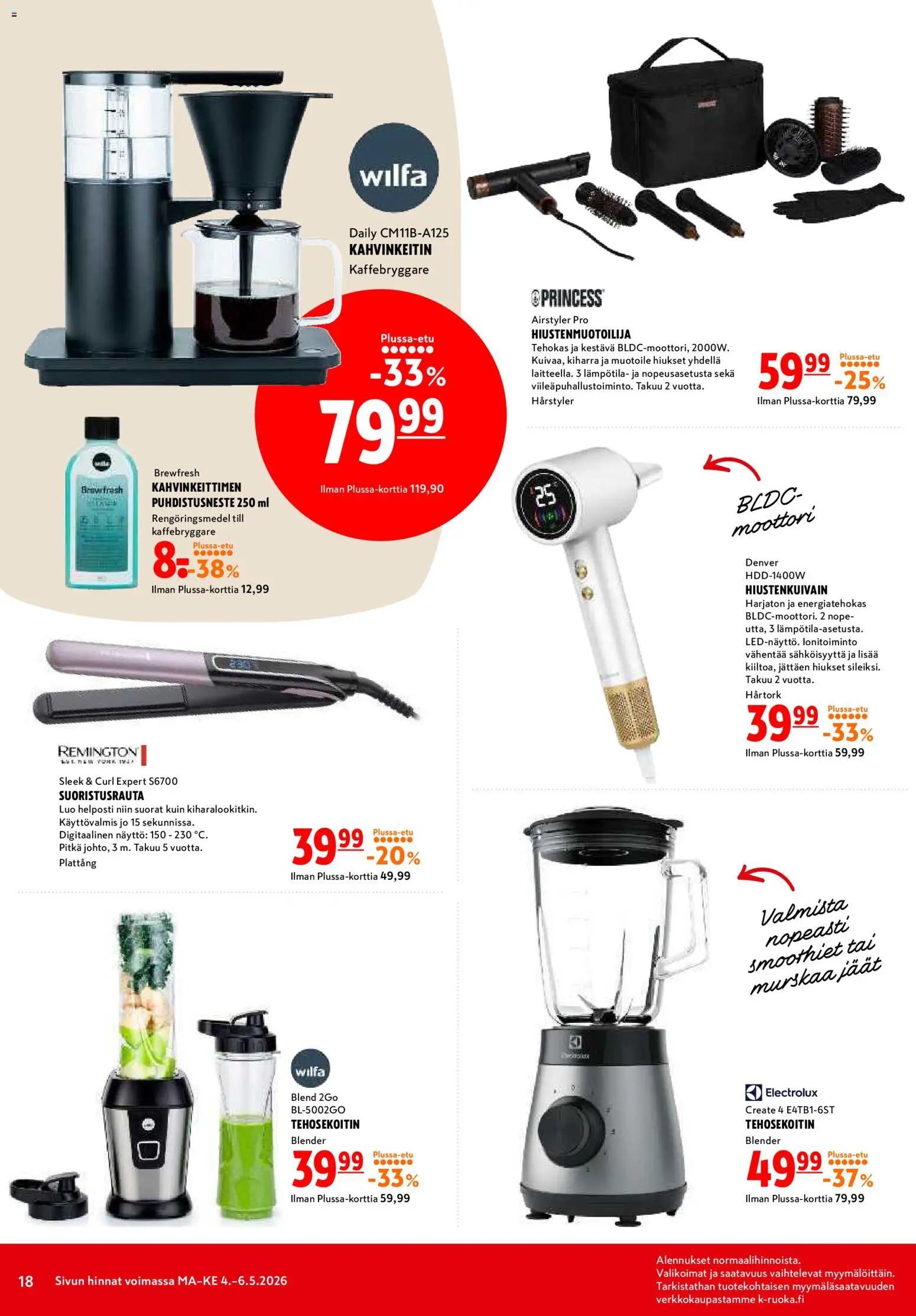 K-Citymarket tarjoukset – voimassa 04.05.2026 alkaen | Sivu: 18