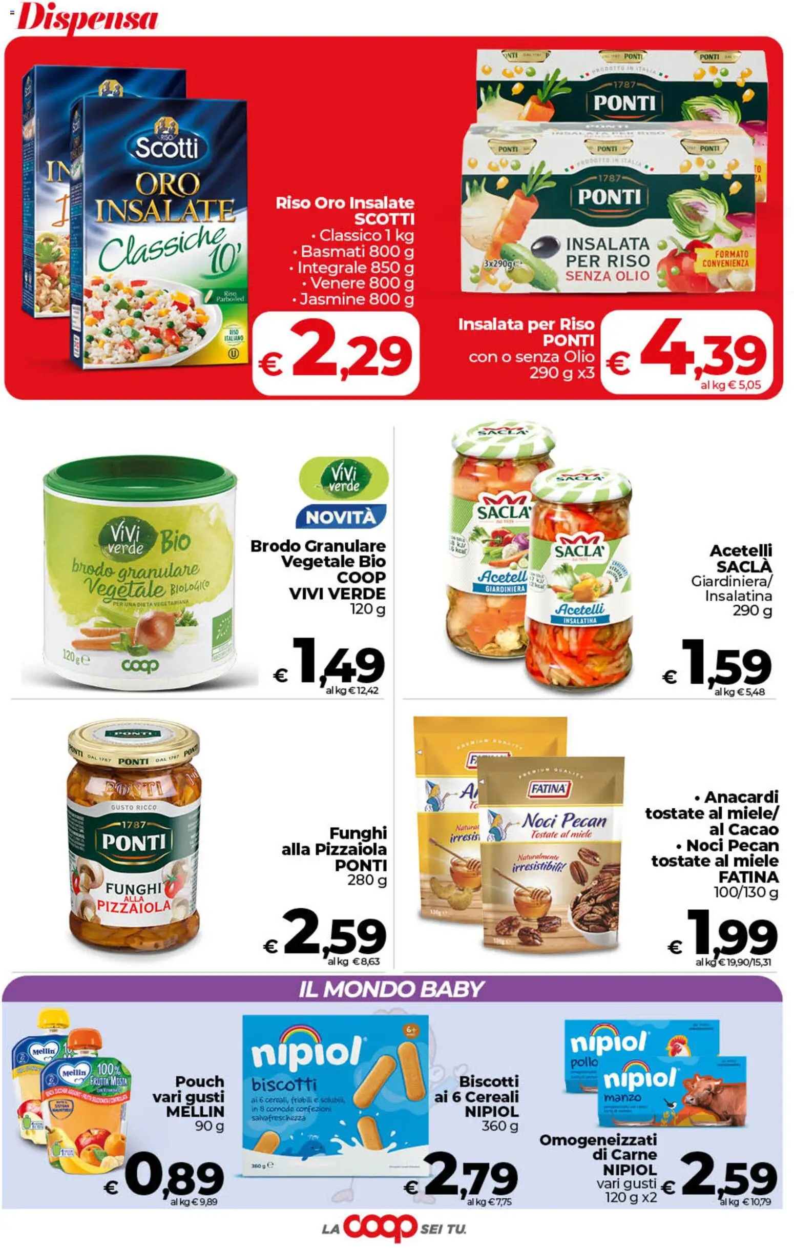 Volantino COOP del 19.05.2026 | Pagina: 27 | Prodotti: Pollo, Biscotti, Insalata, The
