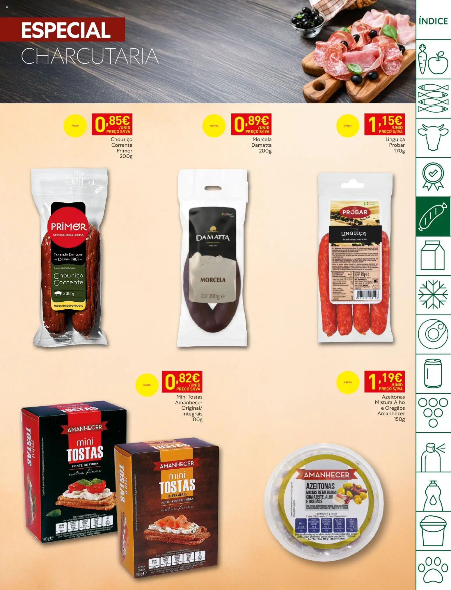 Recheio folheto │ válido de 09.06.2026 | Página: 11 | Produtos: Orégãos, Azeitonas, Primer, Linguiça