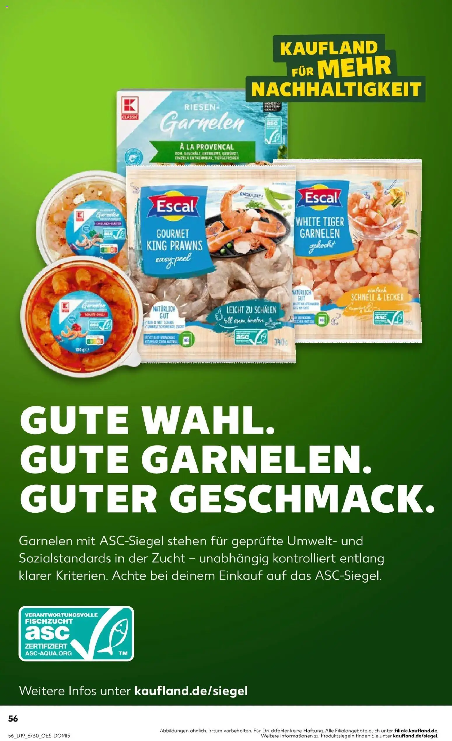 Prospekt Kaufland ab 04.05.2026 » Angebote Online zum Blättern | Seite: 61 | Produkte: Garnelen, Tiger garnelen