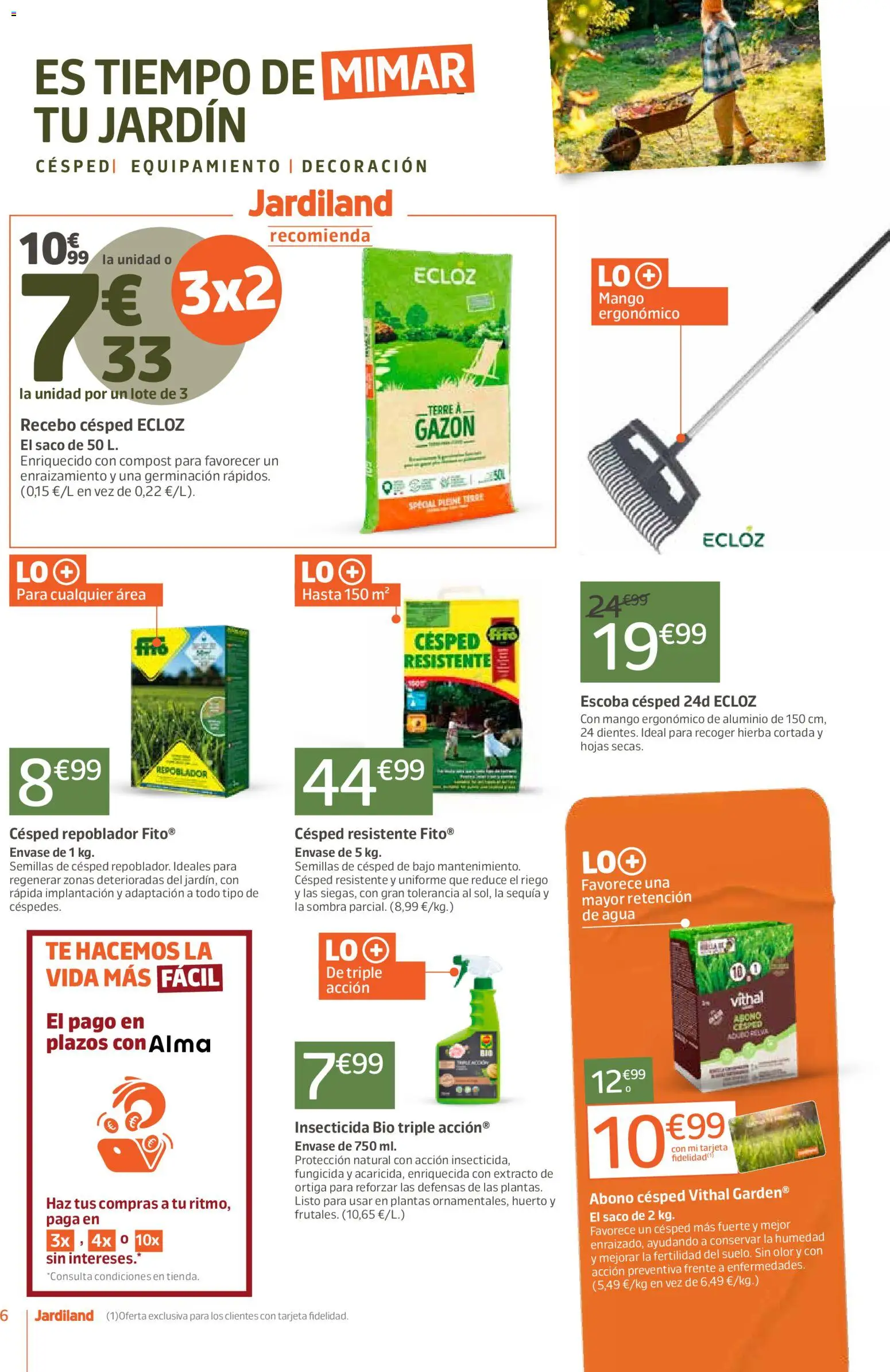 Jardiland folleto │ válido desde el 01/10/2026 | Página: 6 | Productos: Sombra, Escoba, Mango, Agua