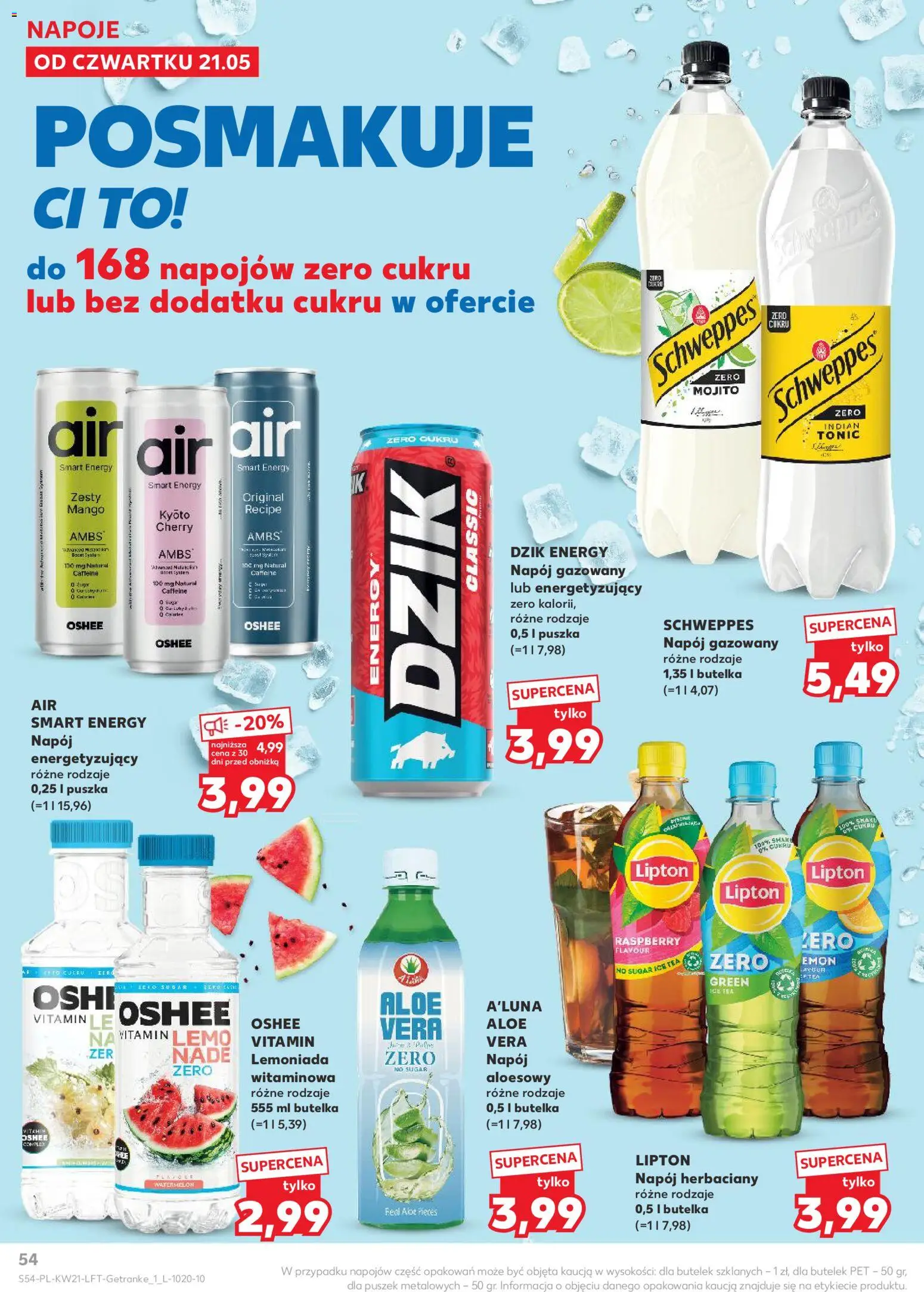Kaufland gazetka od 21.05.2026 | Strona: 54 | Produkty: Mango, Ice Tea, Napoje