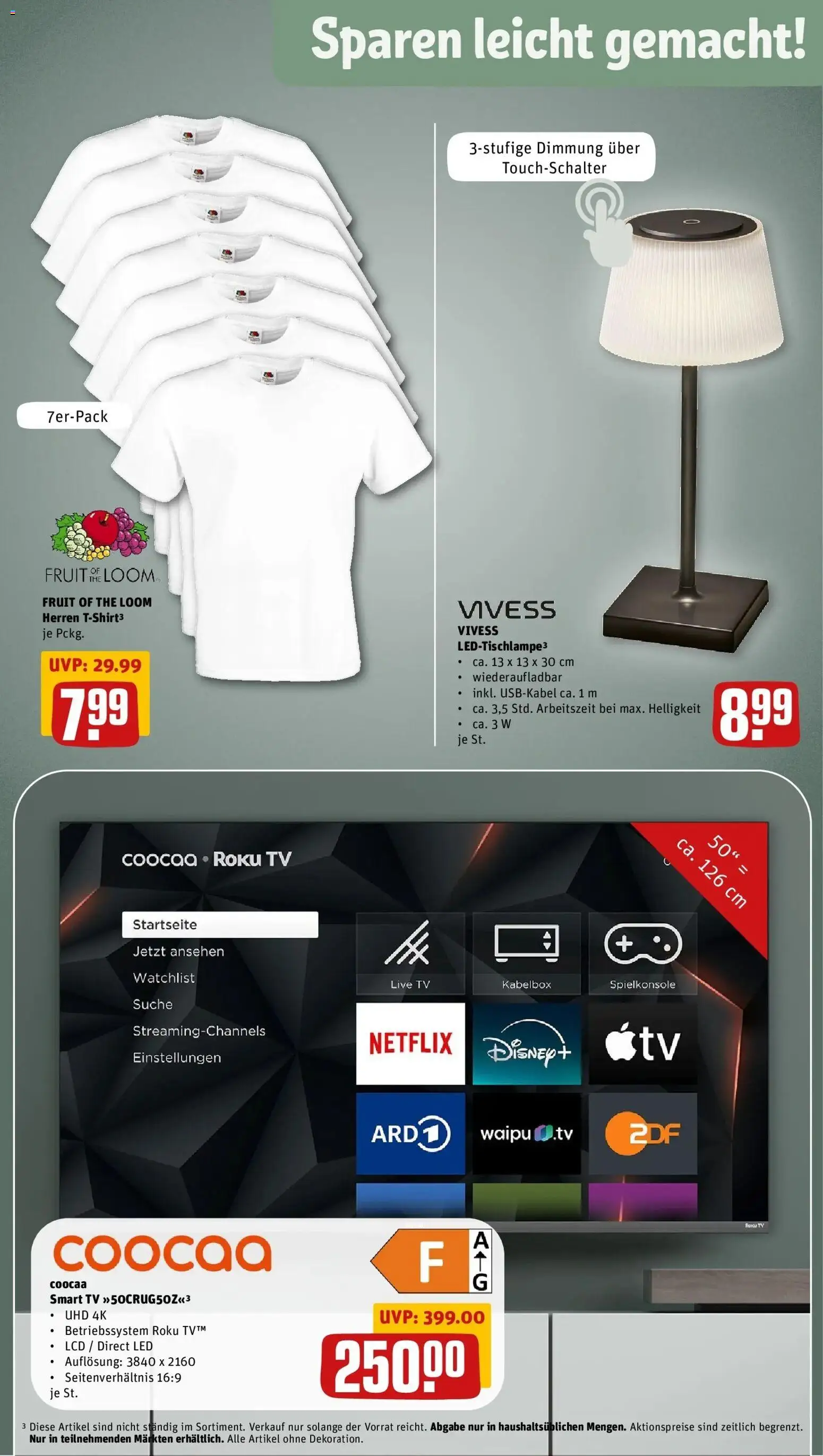 REWE Prospekt ab 07.09.2026 zum Blättern » Angebote | Seite: 38 | Produkte: Spielkonsole, Smart TV, TV