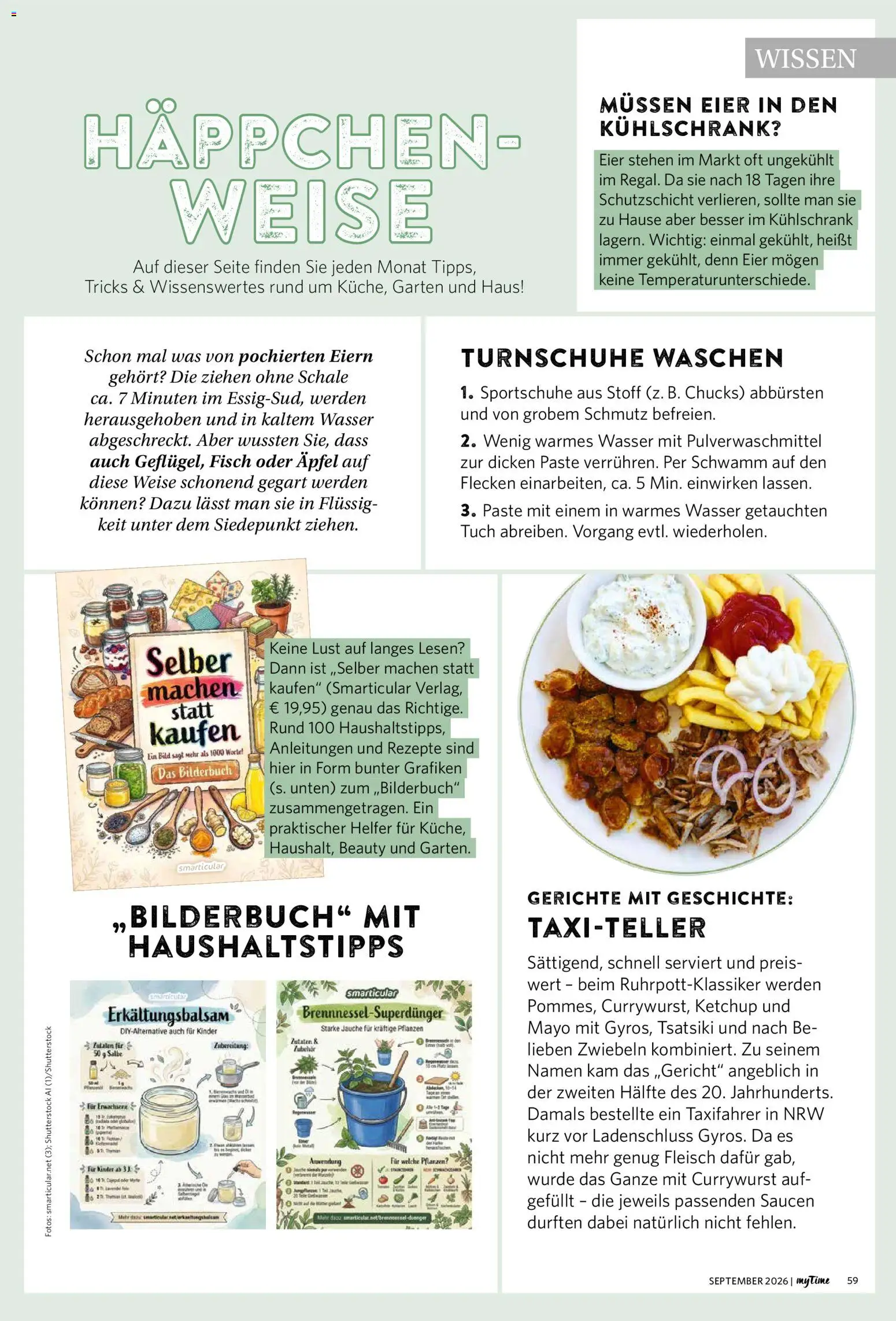 Combi myTime September 2026 – gültig ab 01.09.2026 | Seite: 59 | Produkte: Äpfel, Fisch, Gerichte, Turnschuhe