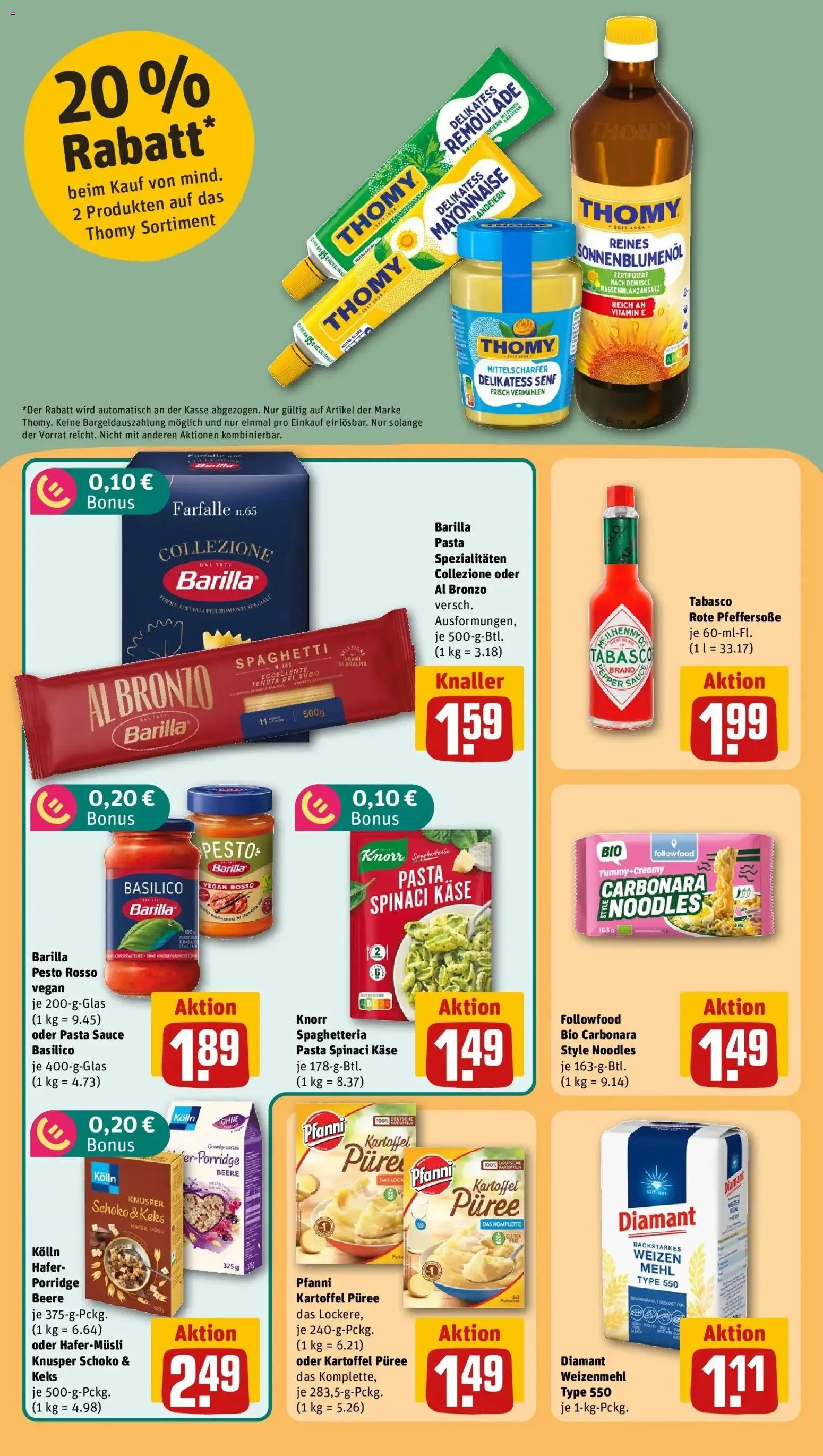 REWE Prospekt ab 26.10.2026 zum Blättern » Angebote | Seite: 24 | Produkte: Käse, Barilla, Sonnenblumenol, Knorr