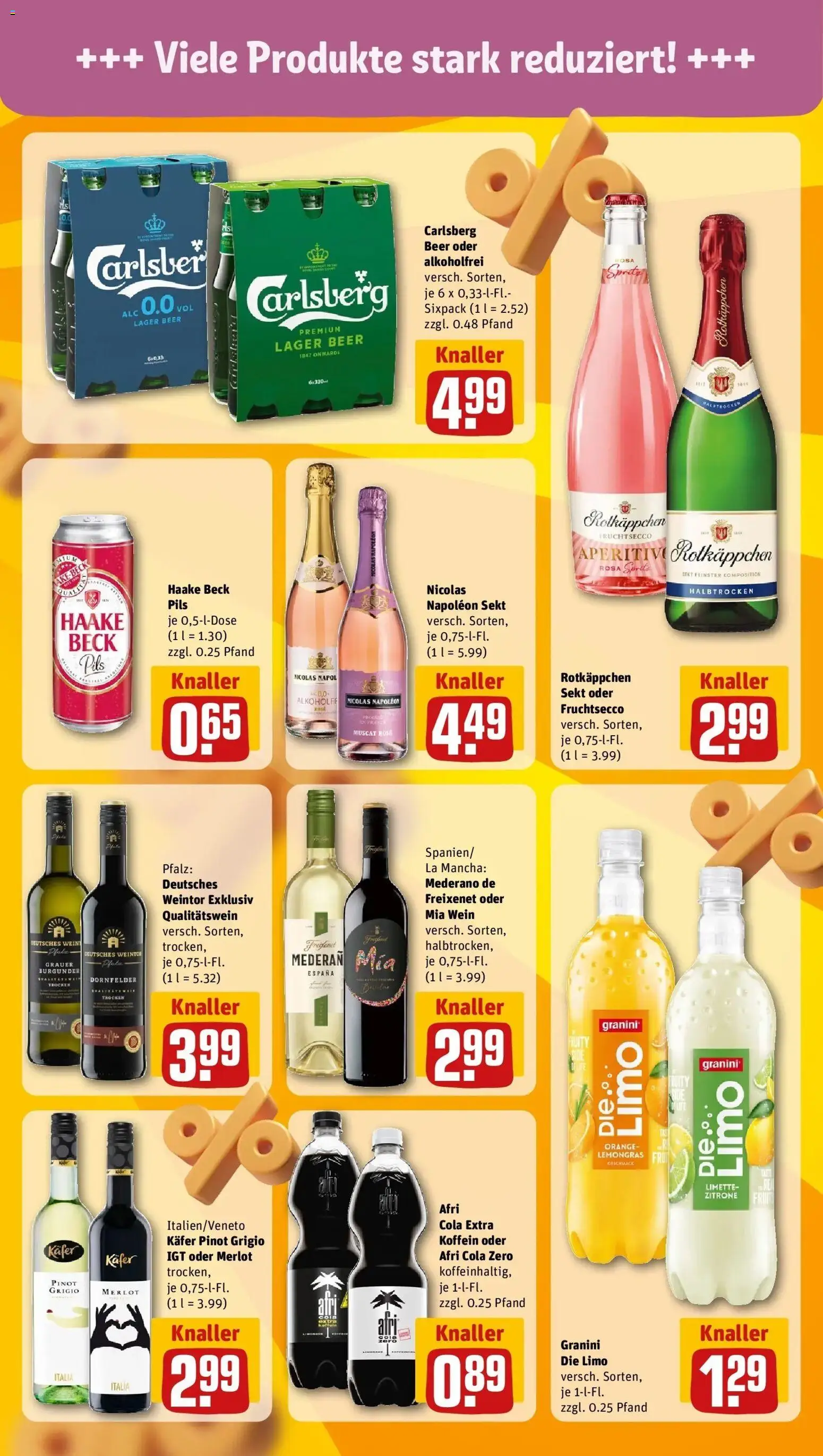 REWE Prospekt ab 31.08.2026 zum Blättern » Angebote | Seite: 17 | Produkte: Sekt, Merlot, Limette, Rotkäppchen