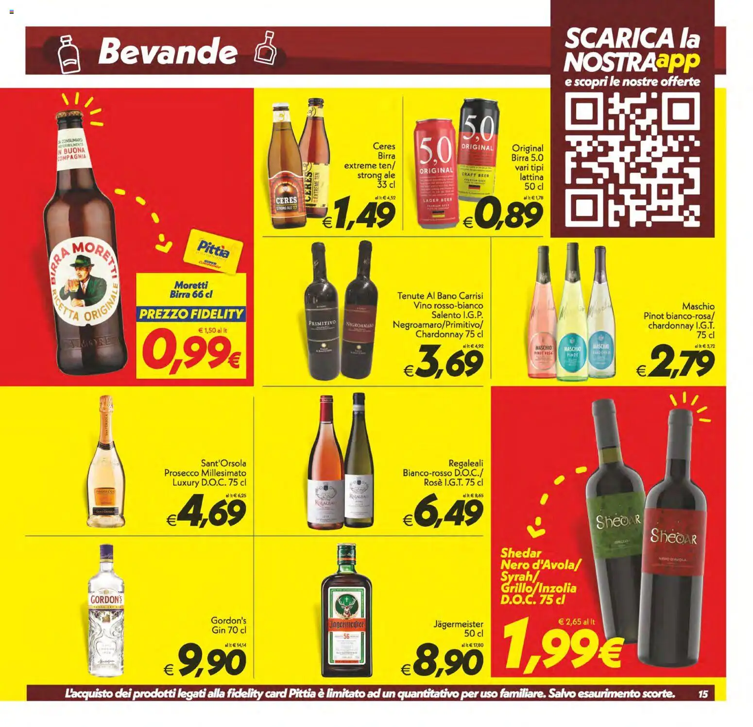 Volantino SuperConveniente del 19.05.2026 | Pagina: 15 | Prodotti: Birra, Prosecco, Vino, Ceres