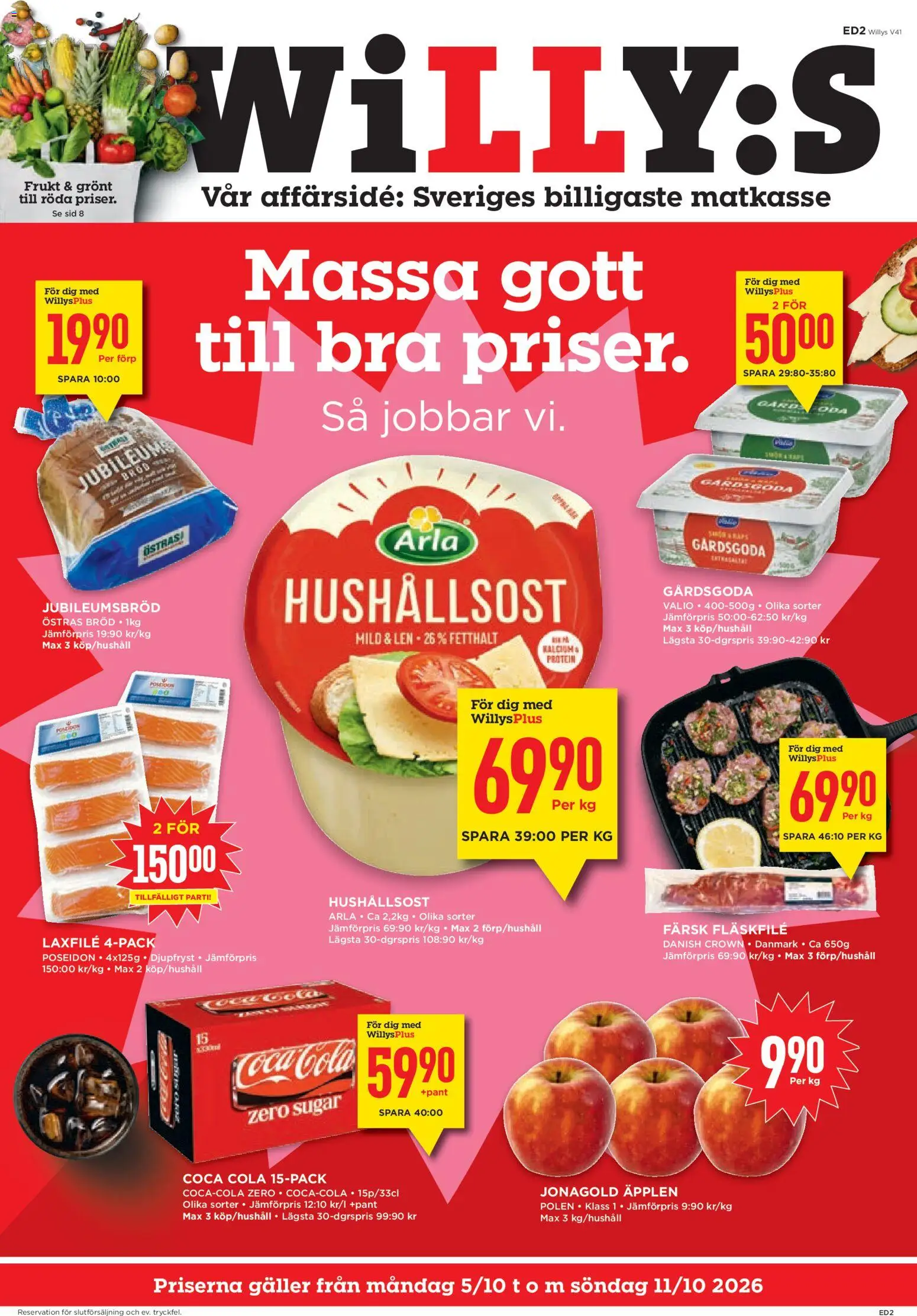 Willys Måndag 5 Oktober Färska Varor