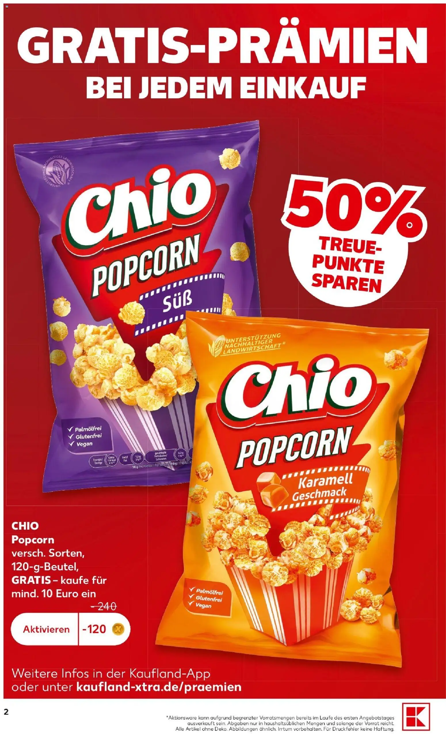 Kaufland Prospekt Rostock – gültig ab 03.09.2026 | Seite: 2 | Produkte: Popcorn