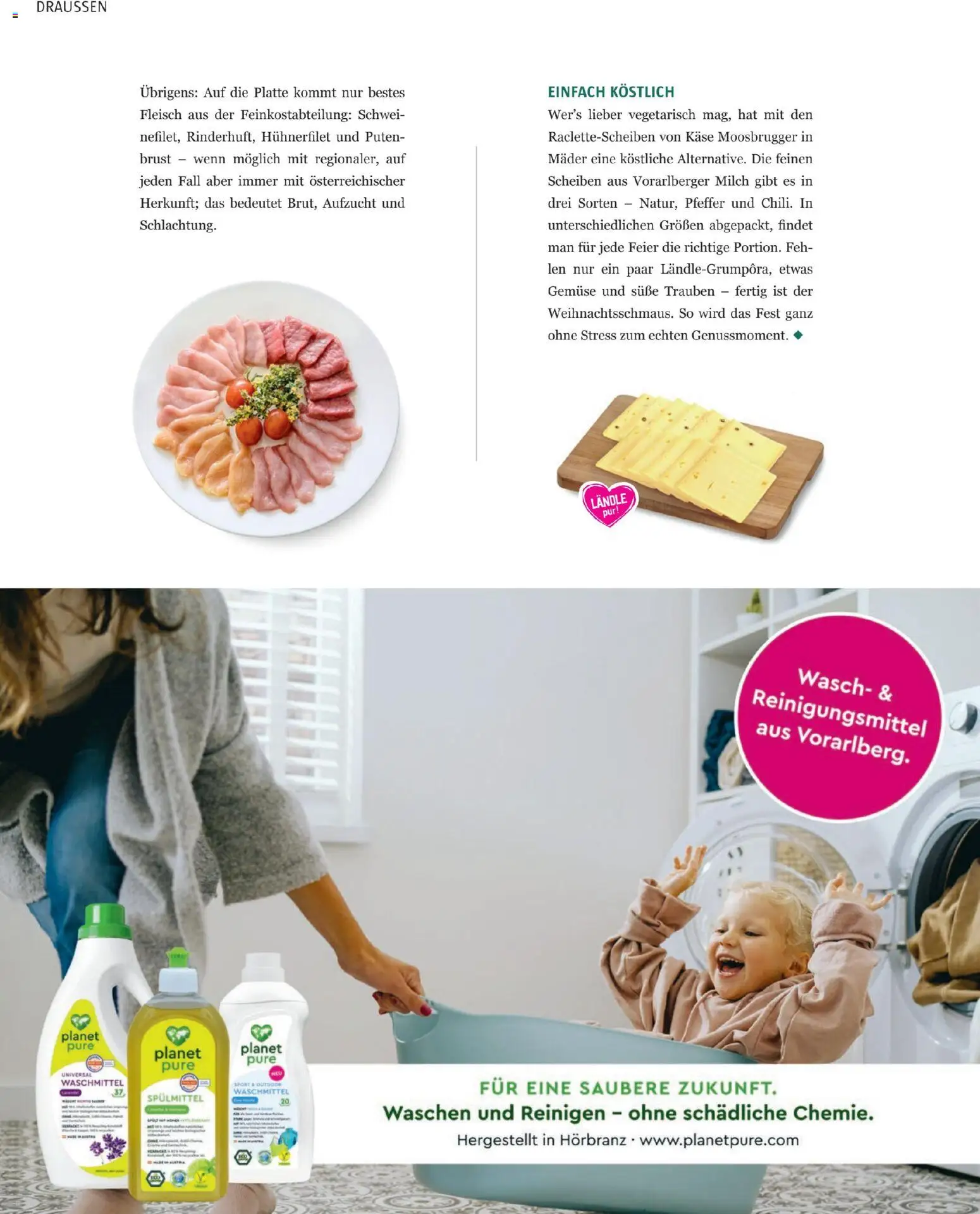 Sutterlüty B’sundrig Magazine gültig ab 17.11.2025 | Seite: 48 | Produkte: Pfeffer, Reinigungsmittel, Milch, Waschmittel