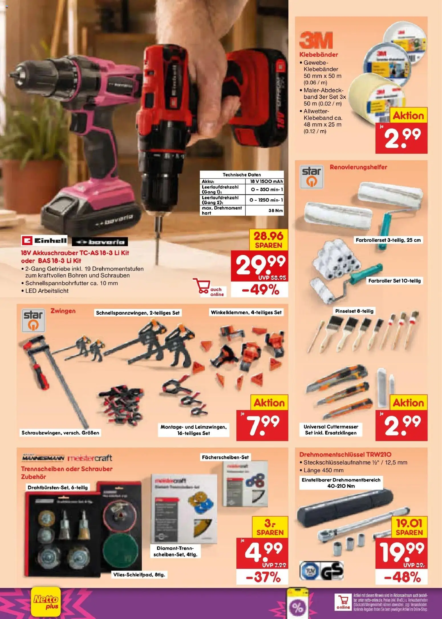 Netto Marken-Discount Prospekt Baesweiler – gültig ab 21.09.2026 | Seite: 40 | Produkte: Akkuschrauber