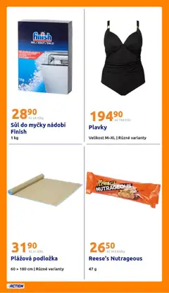 Náhled letáku Action leták od 15.07.2026 | Strana: 21 | Produkty: Reese's, Plavky, Nádobí, Sůl do myčky