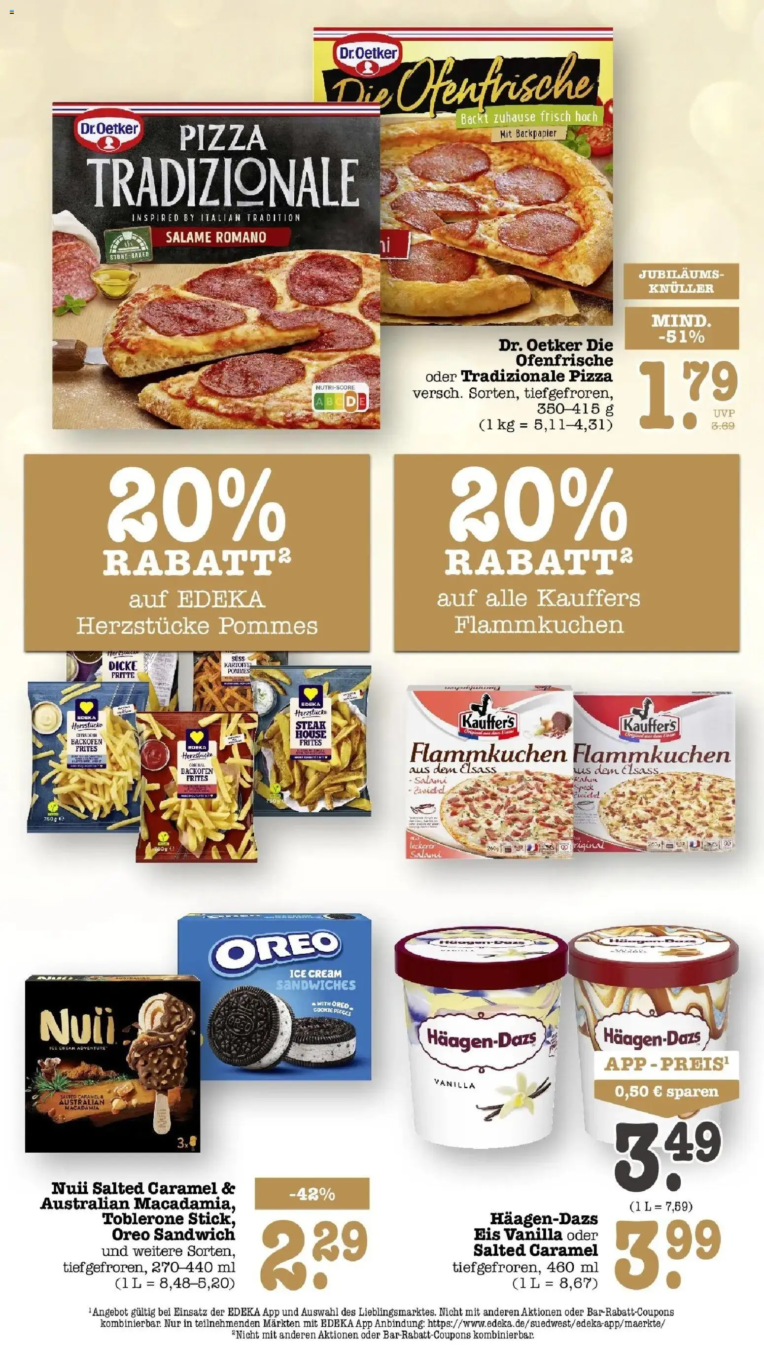 E center Prospekt Karlsruhe (ab 21.09.2026) zum Blättern | Seite: 30 | Produkte: Ofenfrische, Backofen, Salami, Pizza