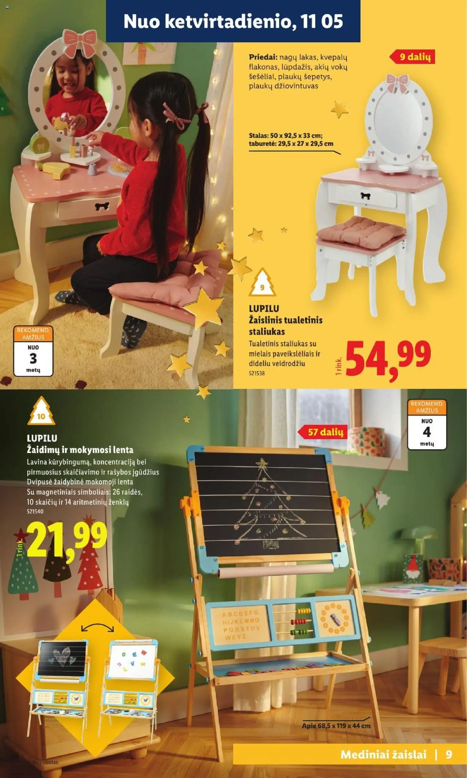 LIDL akcijos nuo 2026.11.02 | Puslapis: 9 | Prekių: Stalas