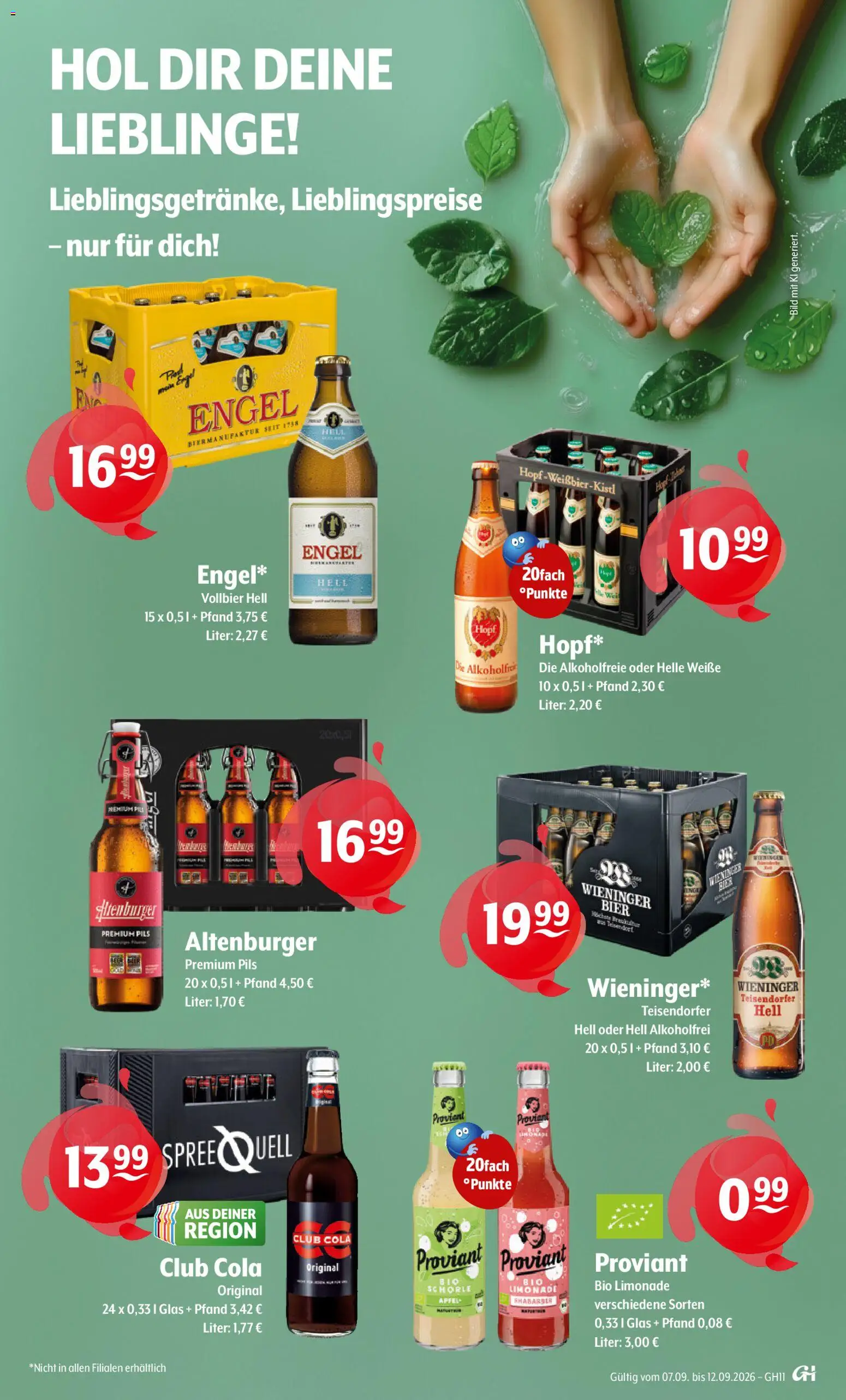 Getränke Hoffmann Prospekt – gültig ab 07.09.2026 | Seite: 9 | Produkte: Bier, Pils, Äpfel, Limonade