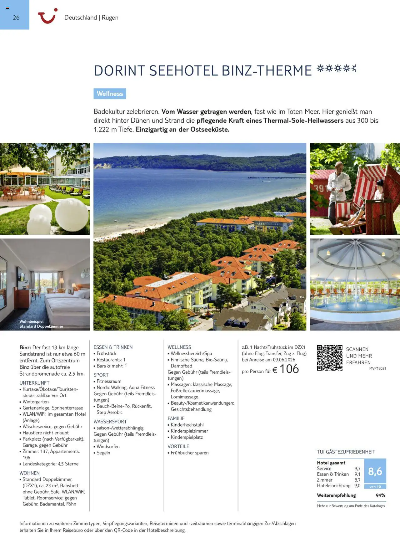 Aida - Urlaub mit eigener Anreise  – gültig ab 01.11.2025 | Seite: 26 | Produkte: Babybett, Wasser, Föhn