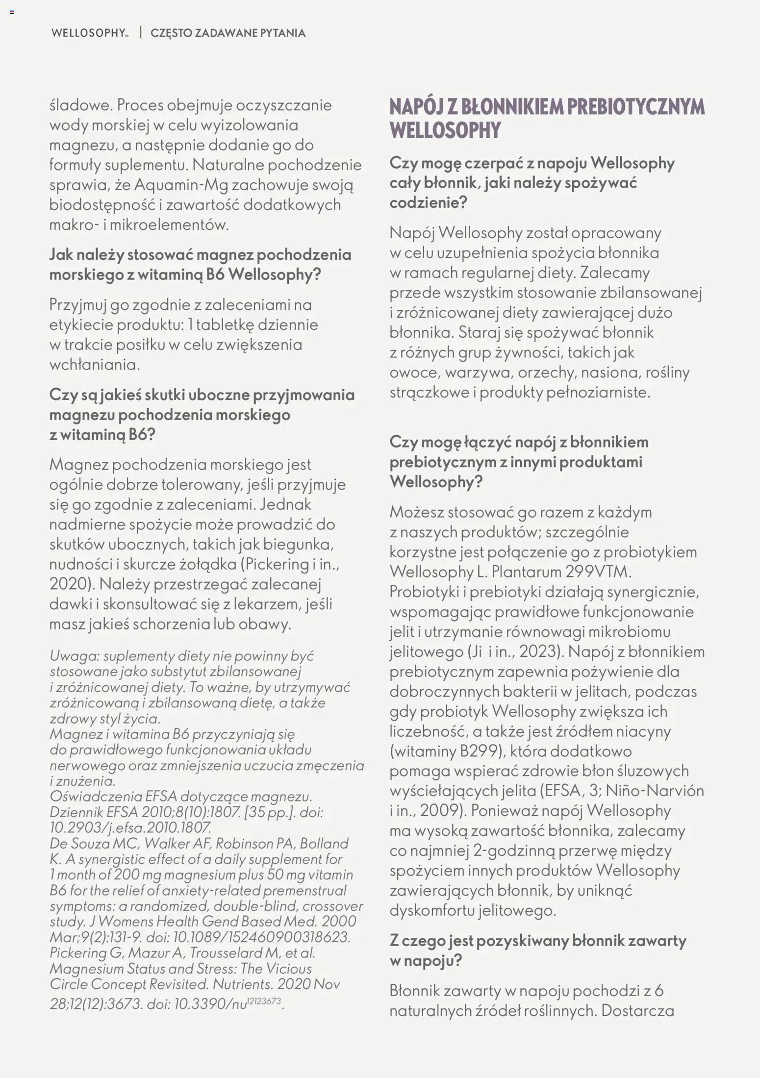 Oriflame Katalog - Przewodnik po produktach Wellosophy od 15.11.2023 | Strona: 56 | Produkty: Olej