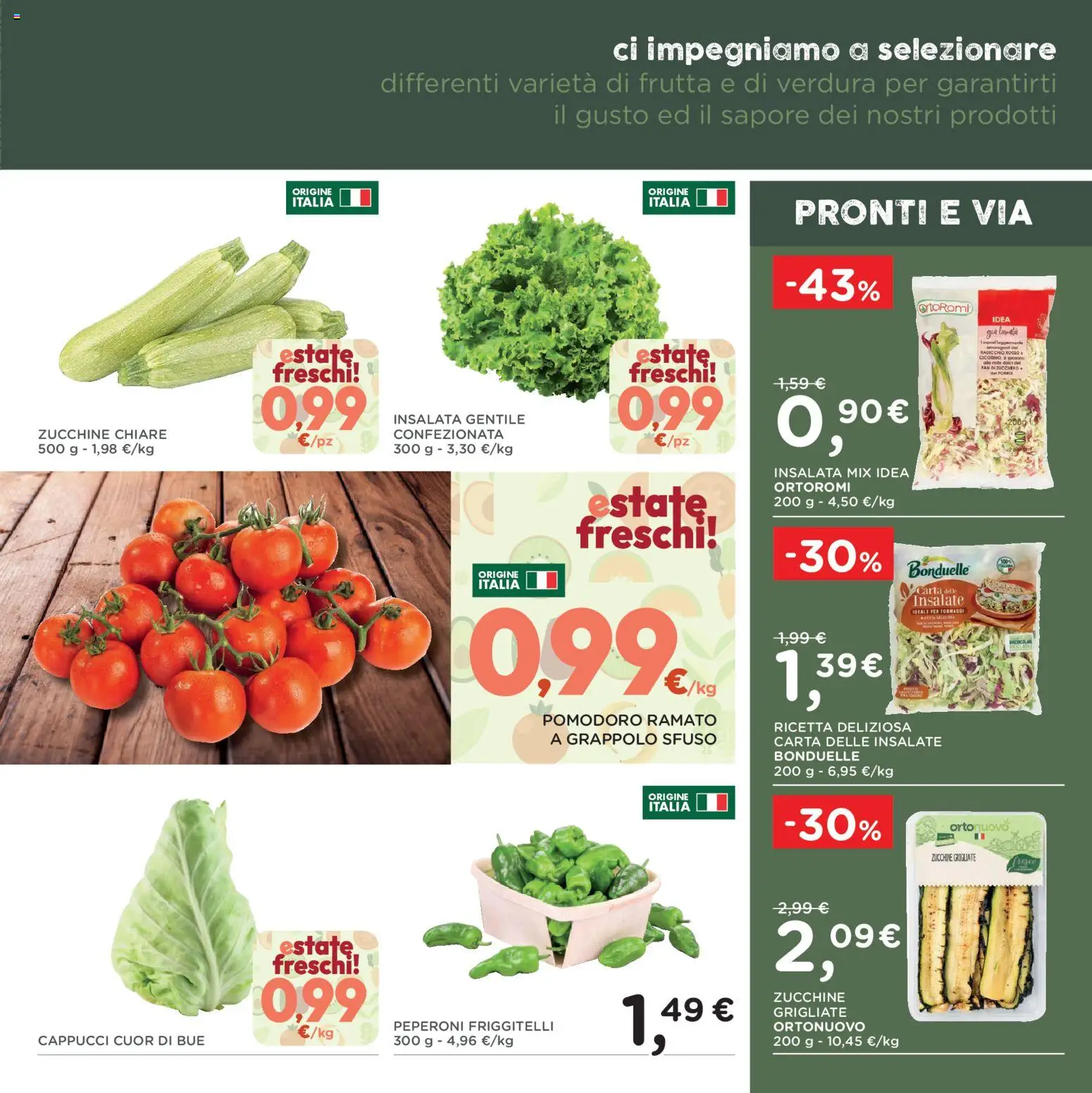 Volantino Poli del 15/07/2026 | Pagina: 7 | Prodotti: Insalata, Frutta, Pomodoro, Zucchine