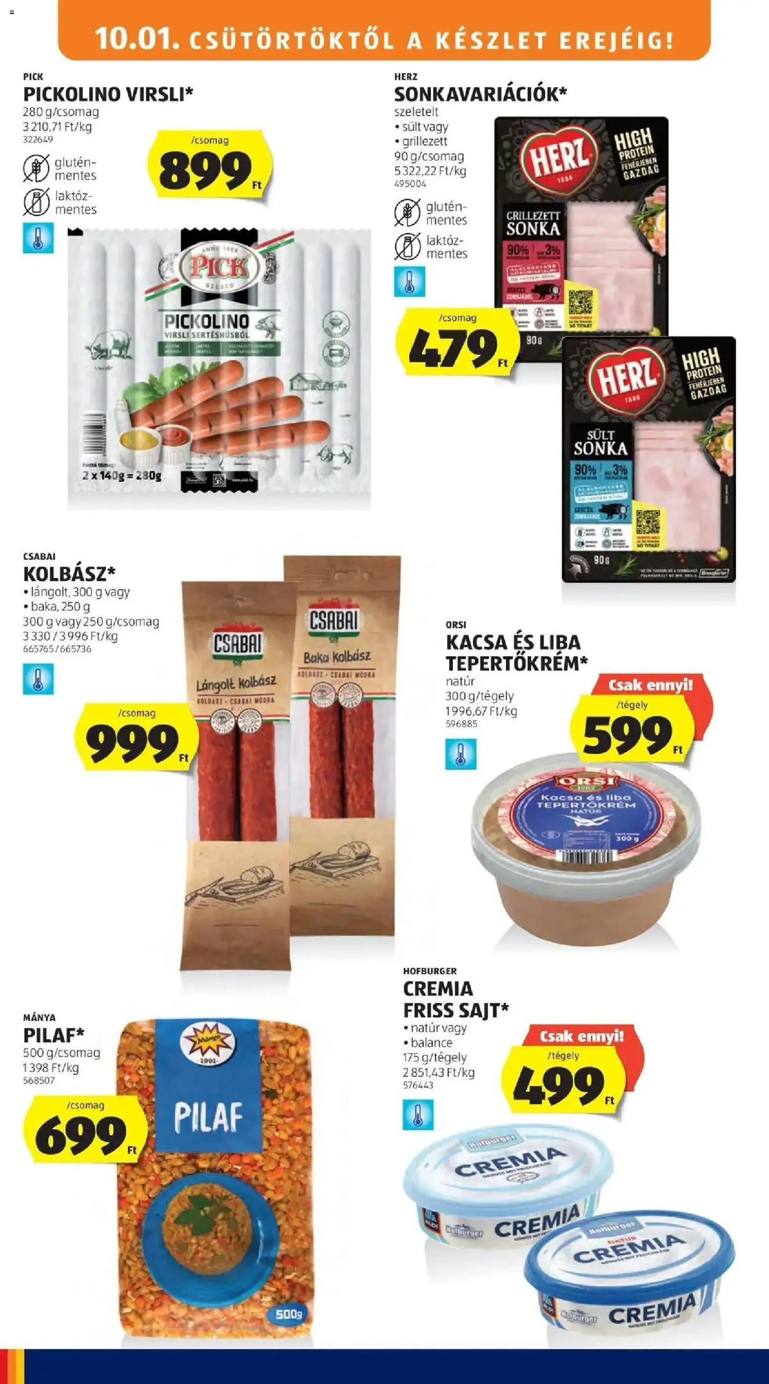 Aldi aktuális akciós újság - 2026.09.26. -tól/töl > akció, lapozható szórólap 🛍️ | Oldal: 12 | Termékek: Liba, Sült, Sonka, Protein