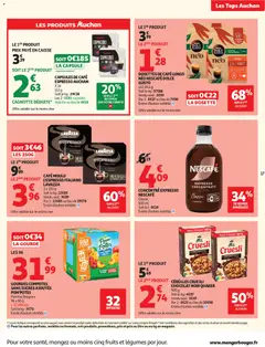 Auchan Tops promos hypers - Voorbeeld van een folder van Auchan, geldig van 23/06/2026 | Pagina: 17 | Producten: Lavazza, La, Capsule, Nescafe